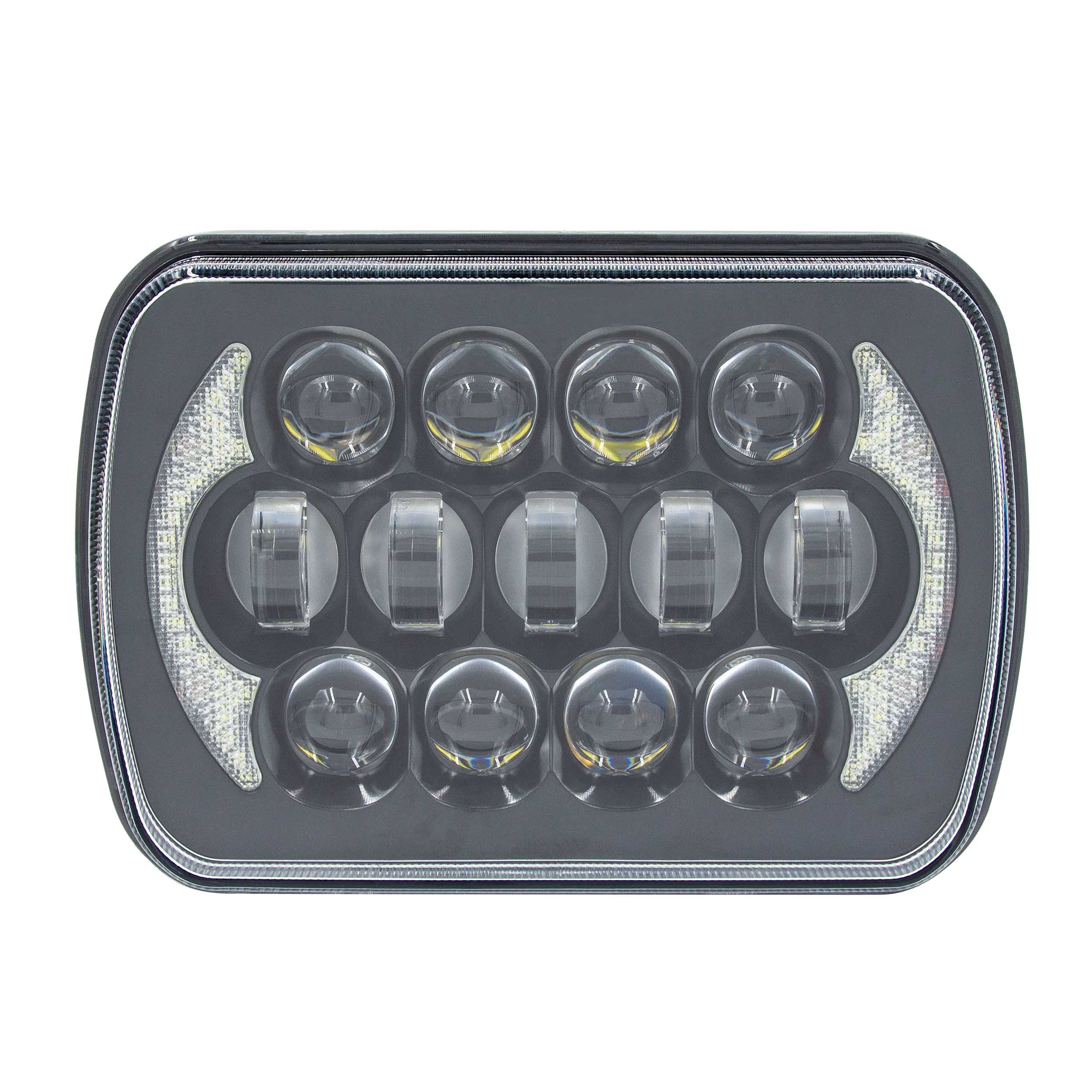 LED Light with Black Face - 5"x7", 17 LED