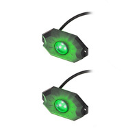 Daytona Lights Rock Lights (Green) - 2 Pack