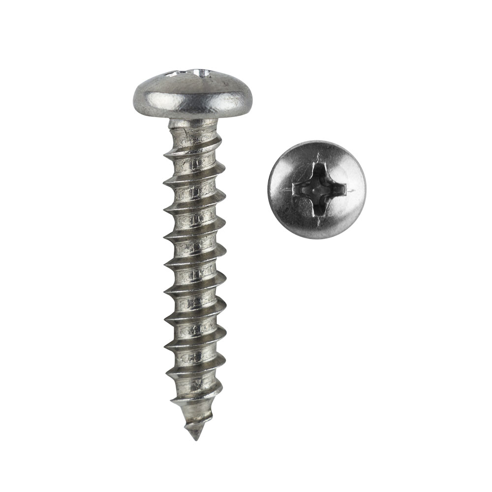 #10 X 1 18-8 PHIL PAN HEAD SS - Bag of 100