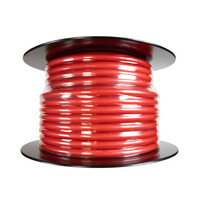 CCA Value Line 4 Gauge Power Cable Red - 125 Foot Coil