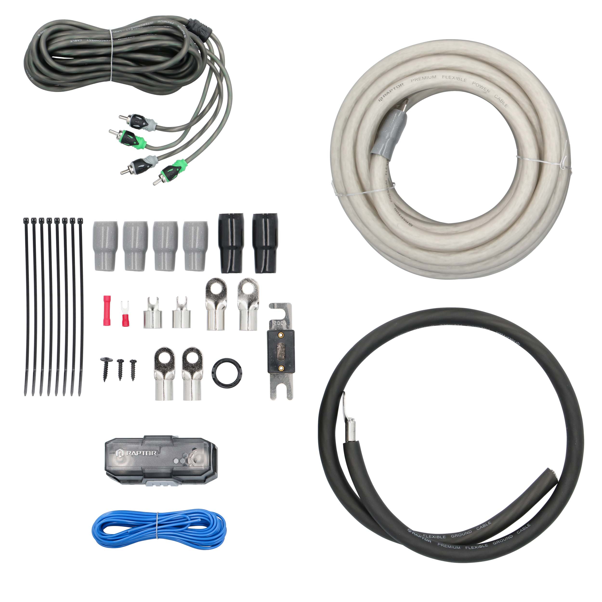 R5 Pro Series OFC Amp Kit | 1/0 AWG | 3800W