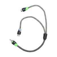 R5 Pro Series RCA Y Cable | 1 Male to 2 Female | 1.5 ft.