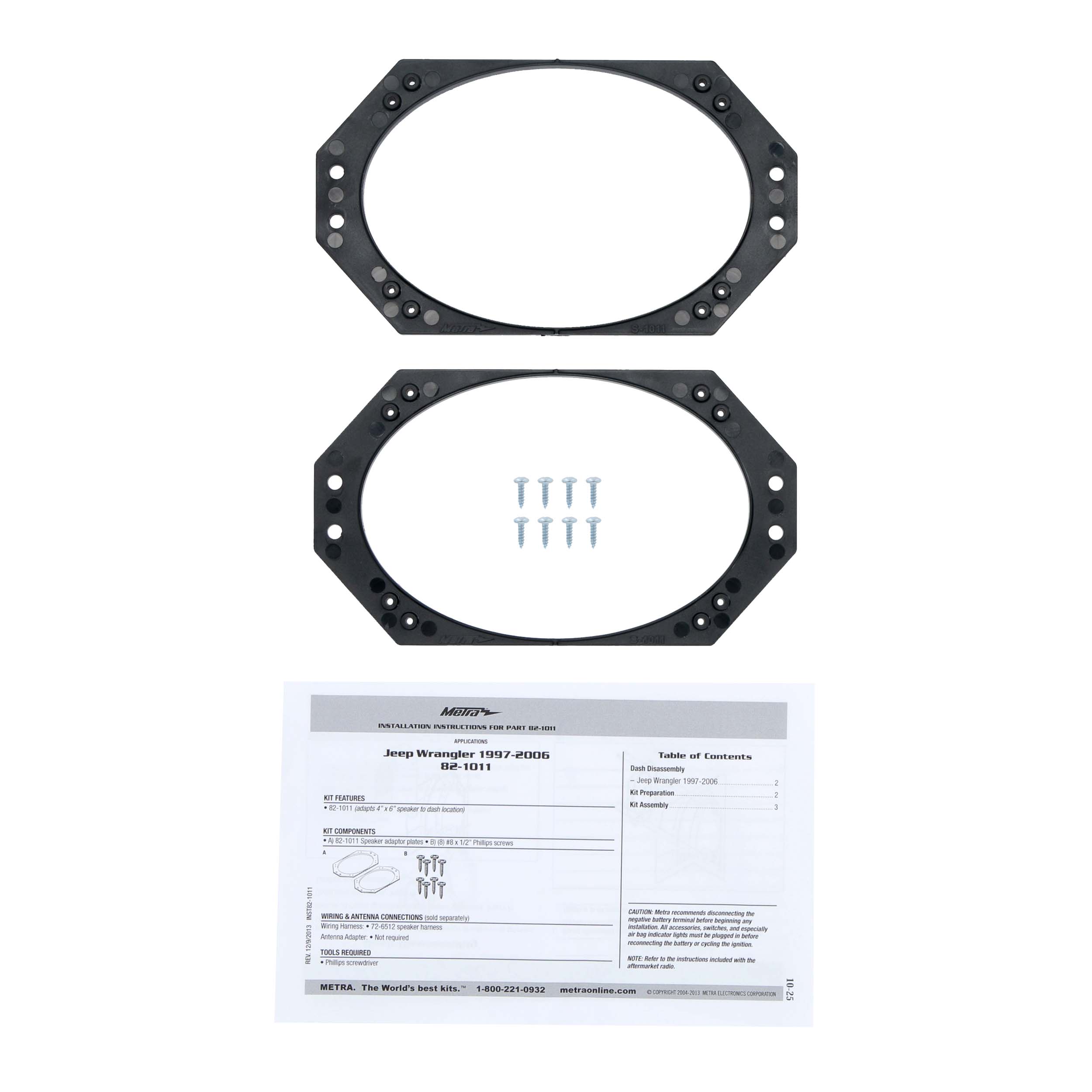 Speaker Adapter - Jeep Wrangler TJ 1997-2006