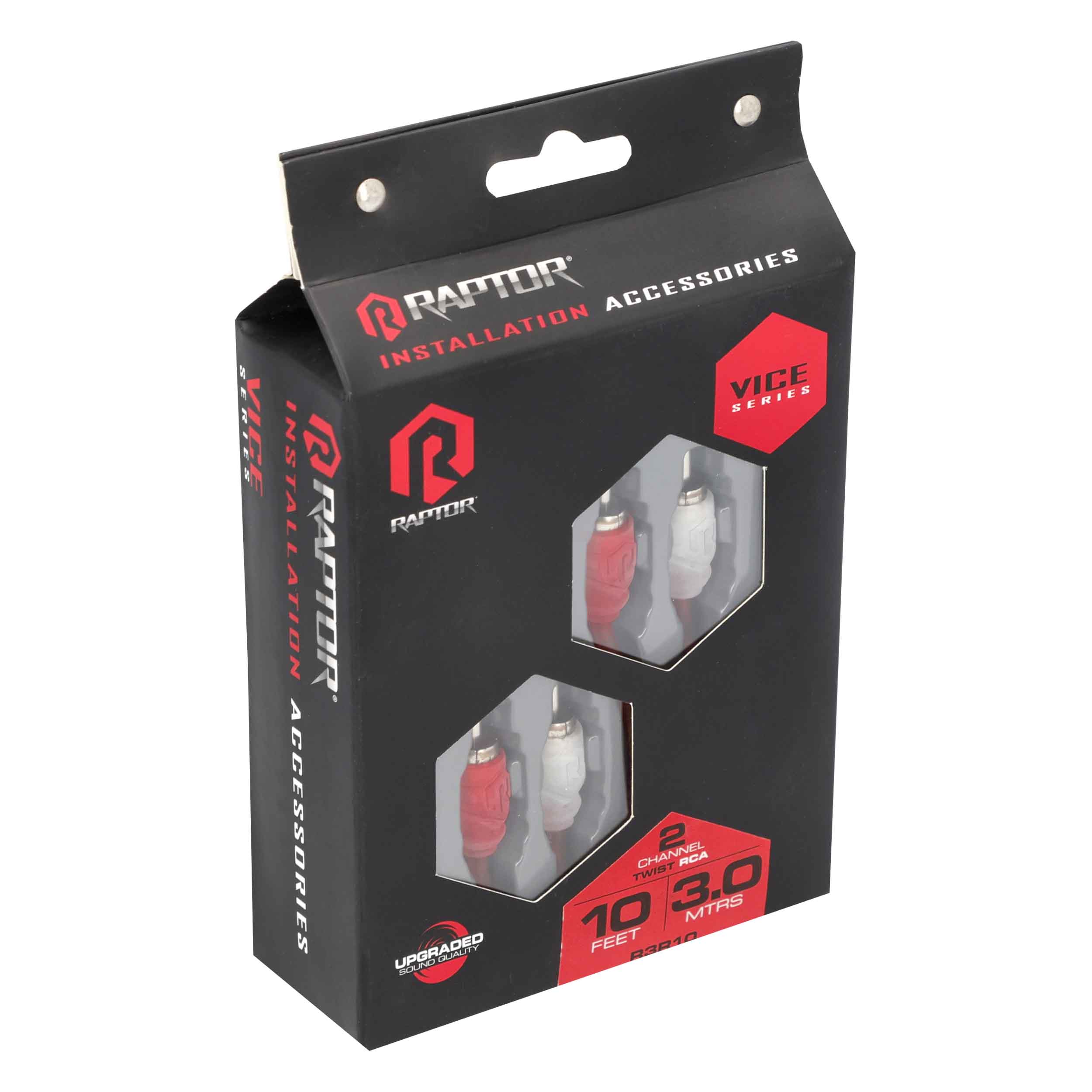 RCA 2-Channel Audio Cable - Vice Series 10 Feet