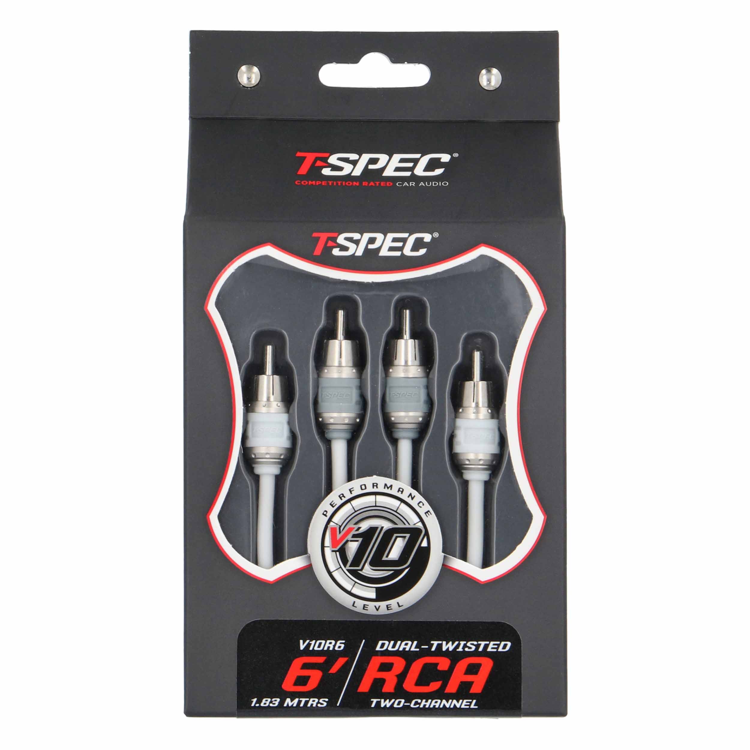 RCA v10 Series 2-Channel Audio Cable - 6 FT