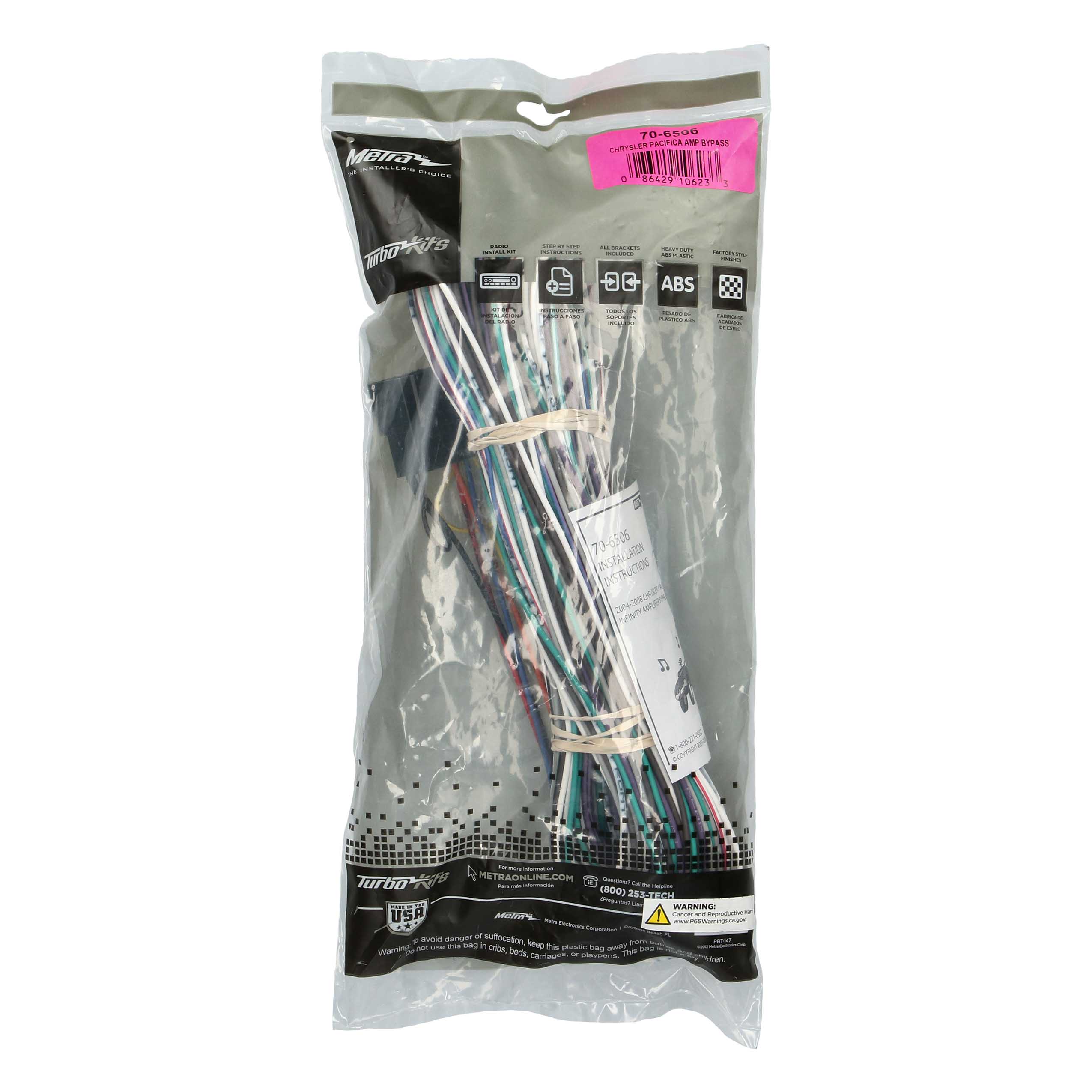 Amp Bypass Harness - Fits Chrysler Pacifica 2004-2008