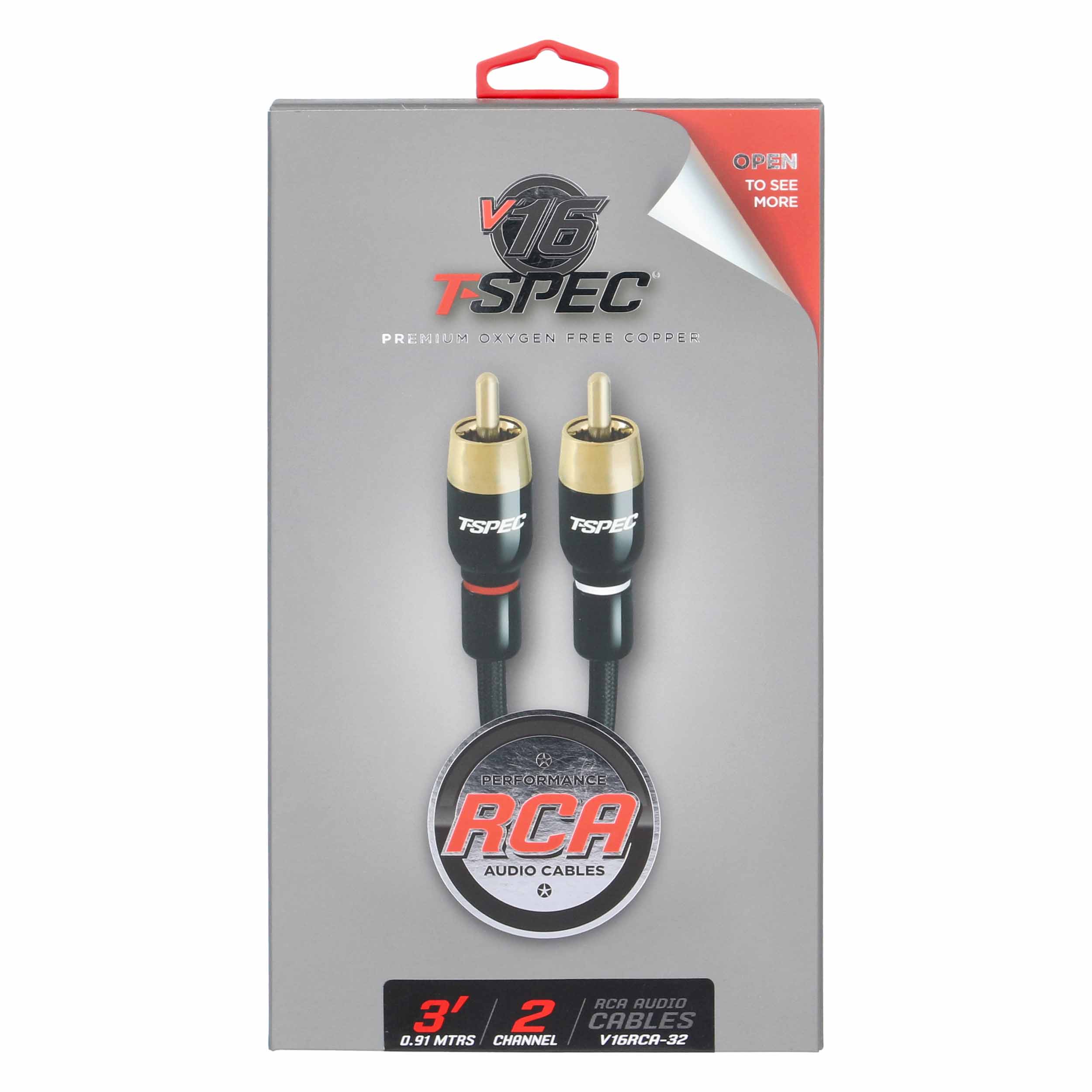 V16 Series RCA Audio Cables - 3 Feet
