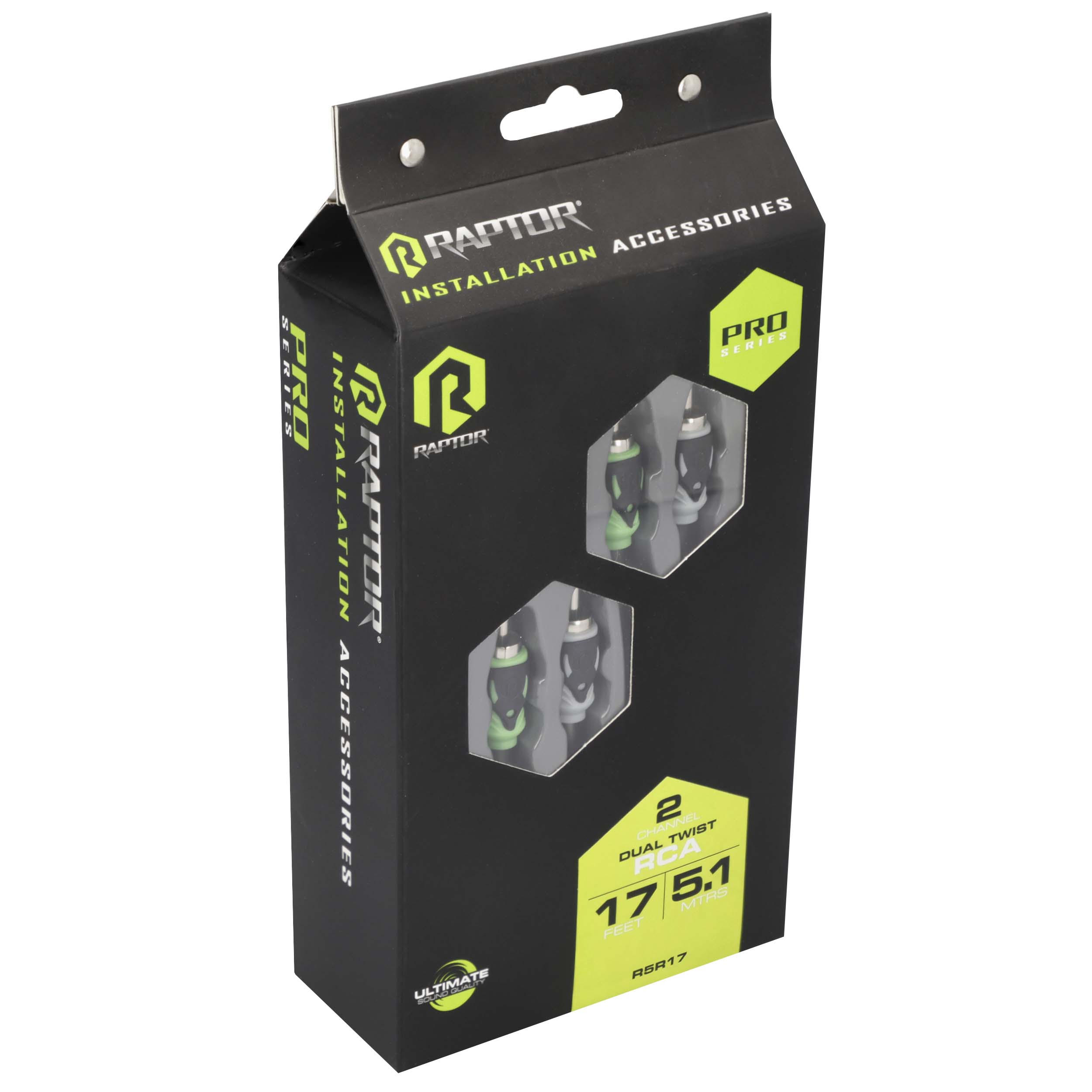 RCA 2-Channel Audio Cable - Pro Series 17 Feet