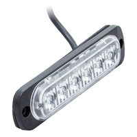 White/Amber Lights - 4.4 Inch, 6 LED