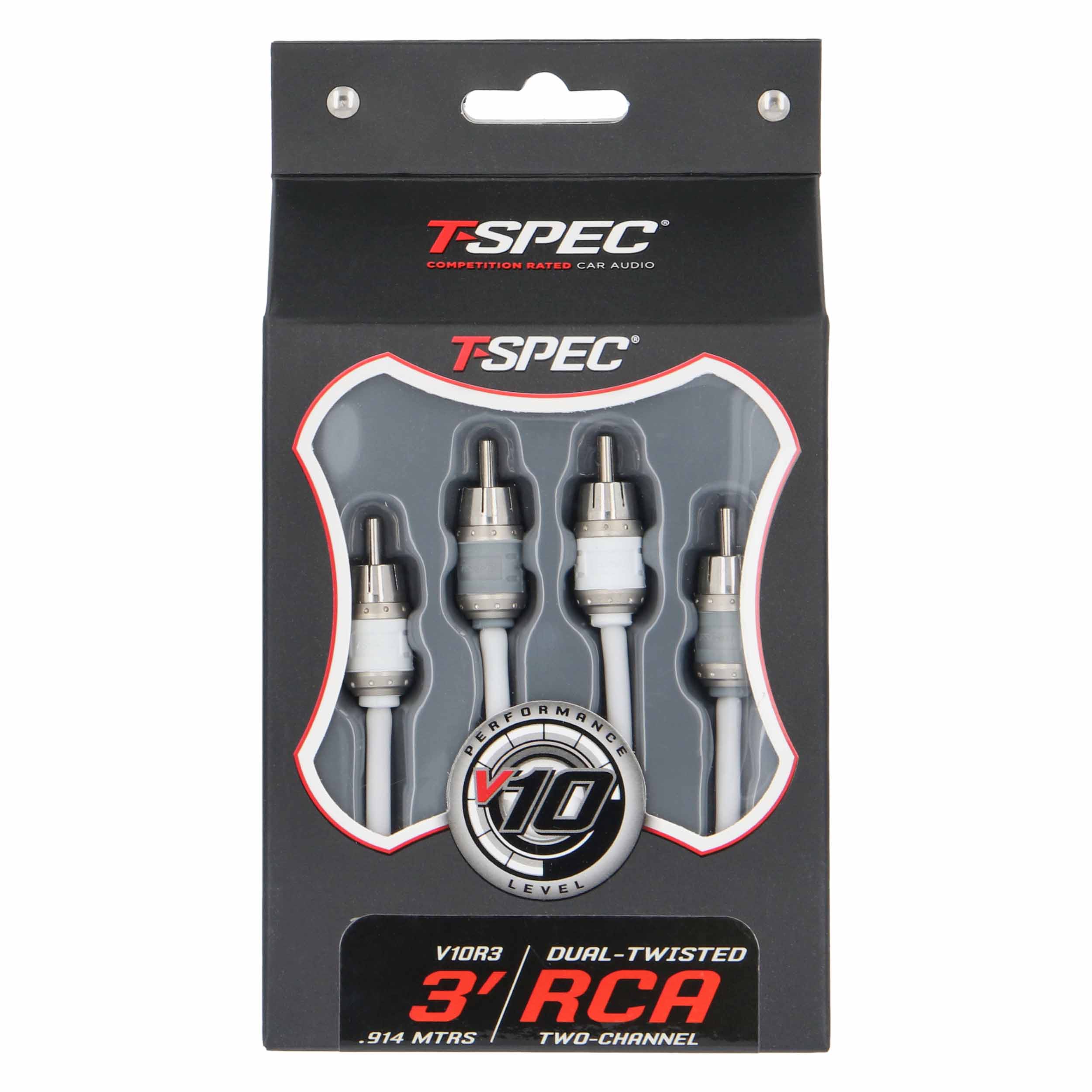 RCA v10 Series 2-Channel Audio Cable - 3 FT