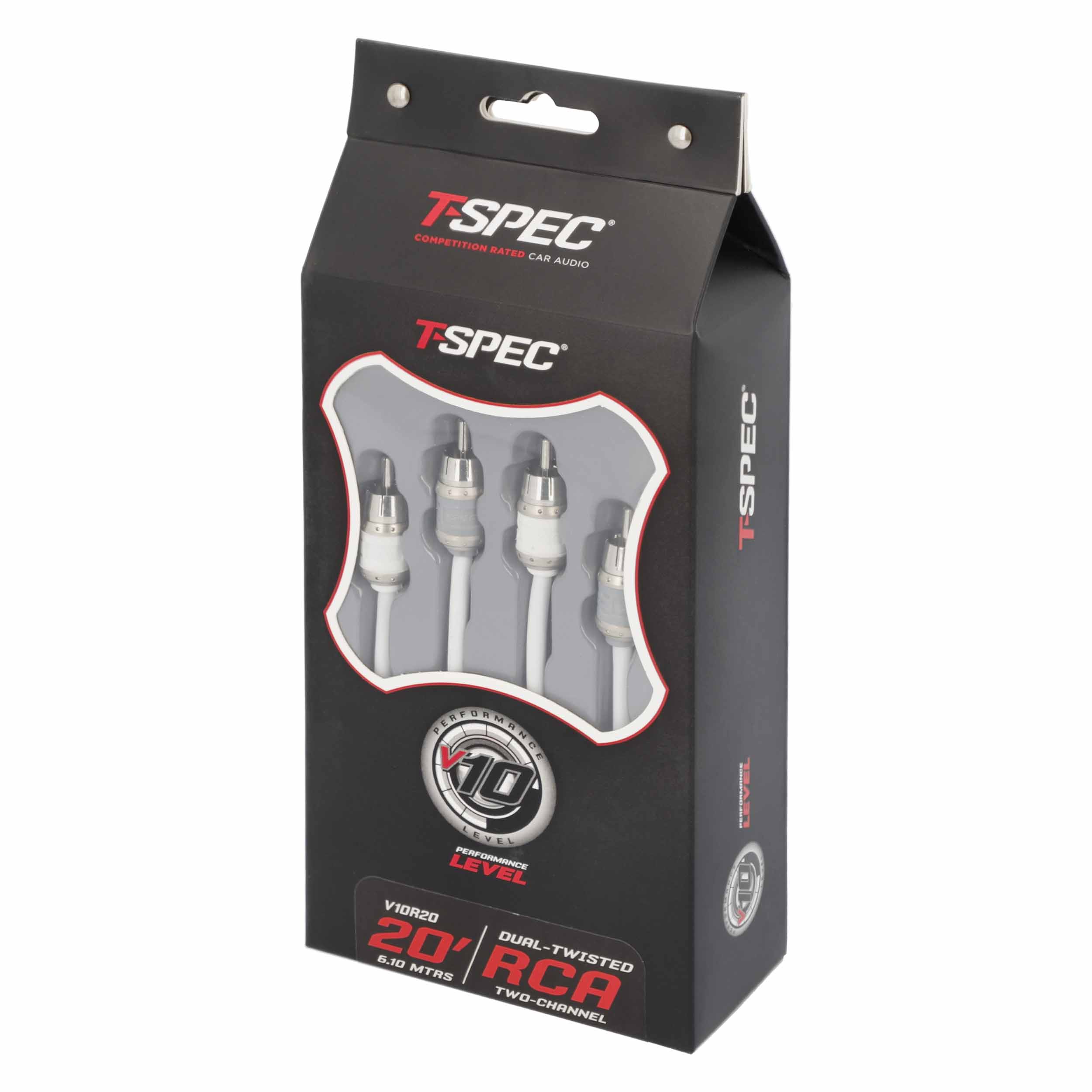 RCA v10 Series 2-Channel Audio Cable - 20 FT