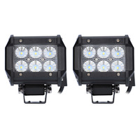 Daytona Lights Cube LED Lights - 4 Inch Pair - 6 LED