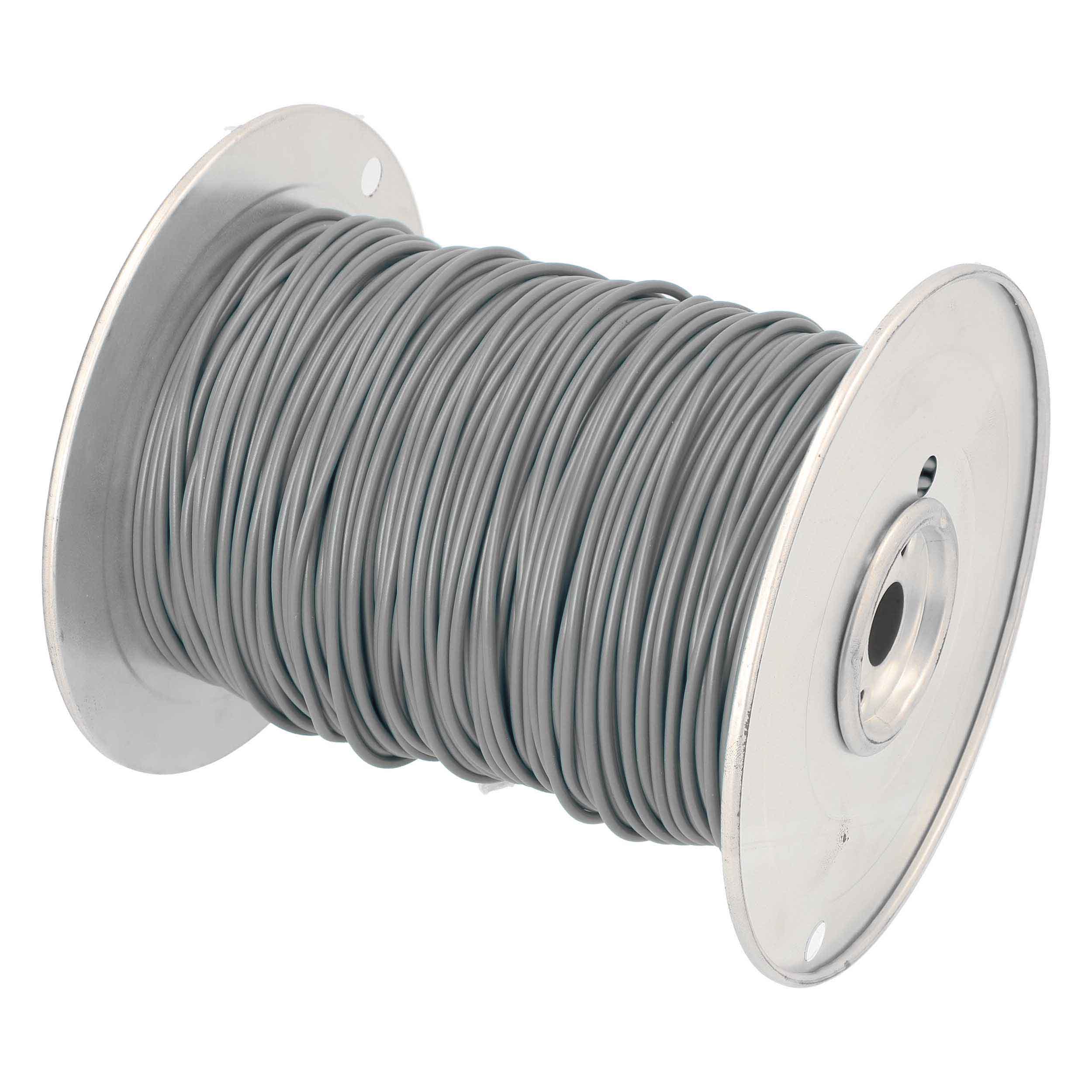 14 GA US GPT ALL COPPER PRIMARY WIRE GRAY - Coil of 500 FT
