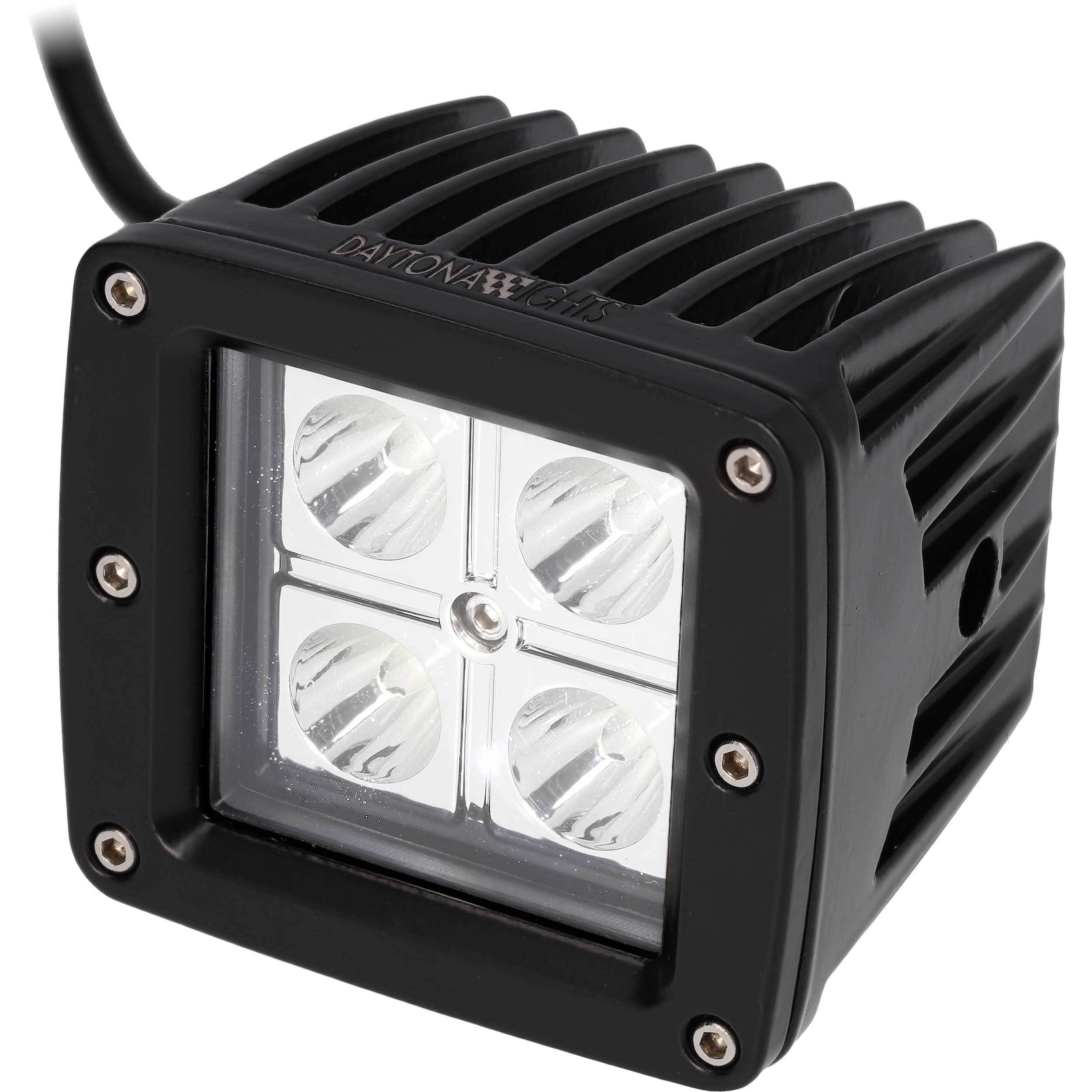 Daytona Lights 3" Cube Light - 4 LED Spot (2Pk)