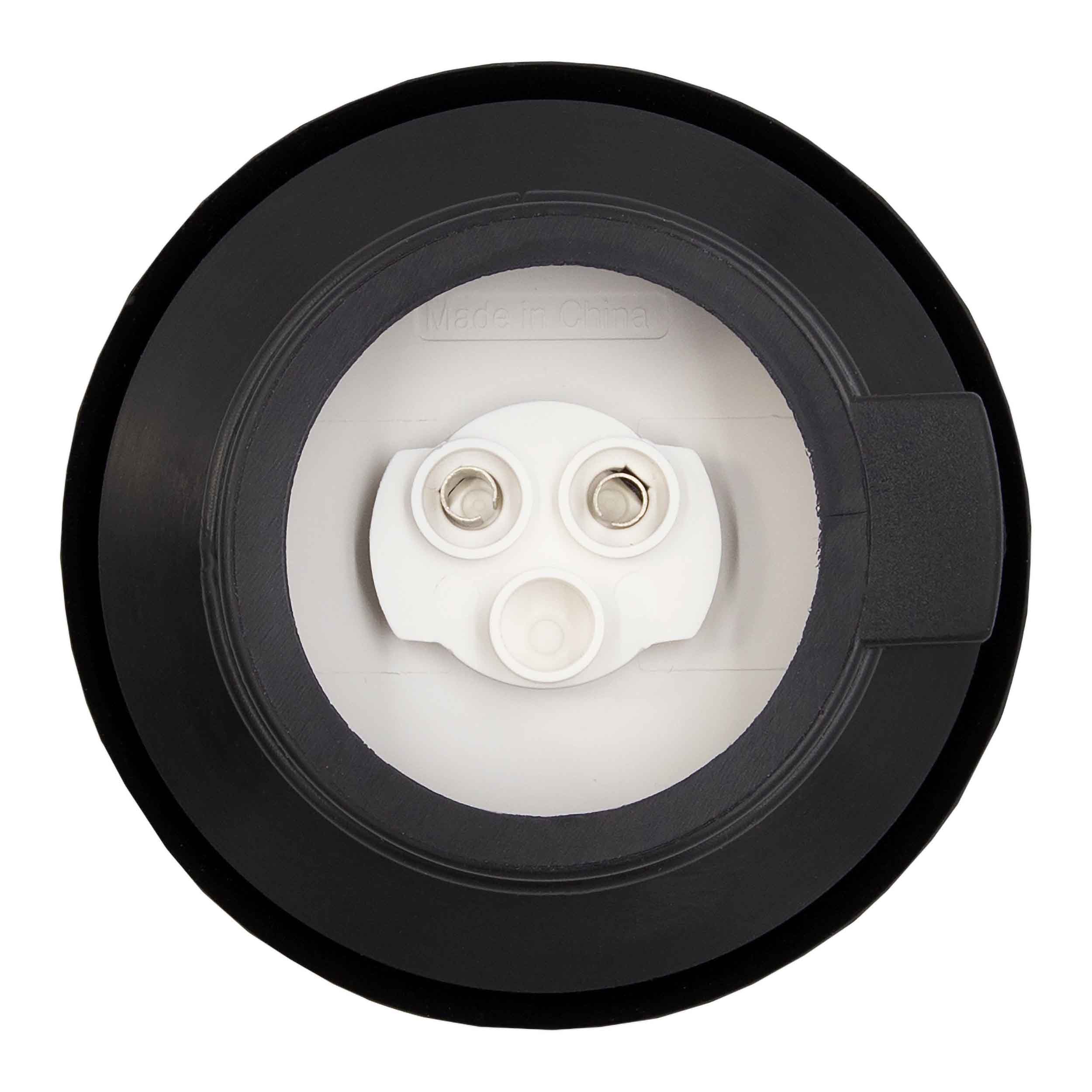 Round Amber Marker/Clearance Light with Grommet - 2.5 Inch,