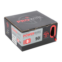 50Ft Spool Red 8ga w/Acc Kit