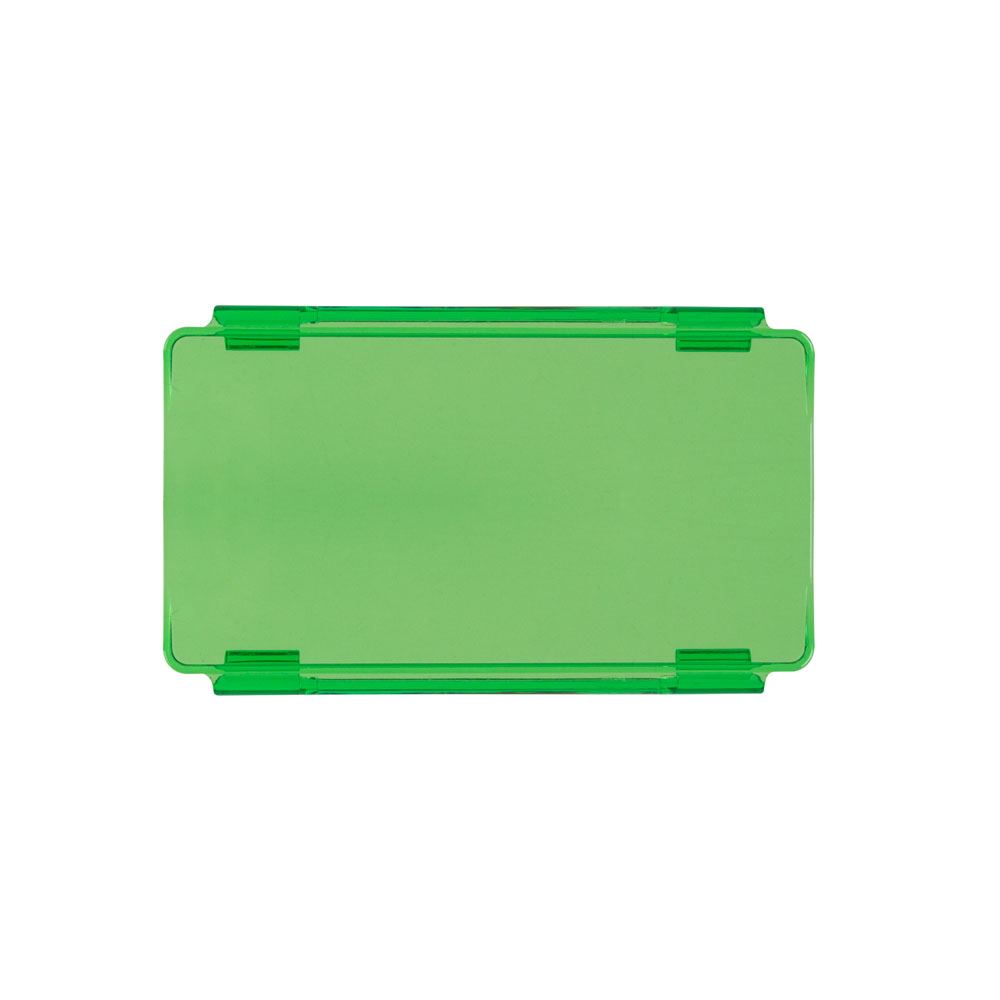 Green Protective Lens Cover for Straight Light Bars - 6 Inch