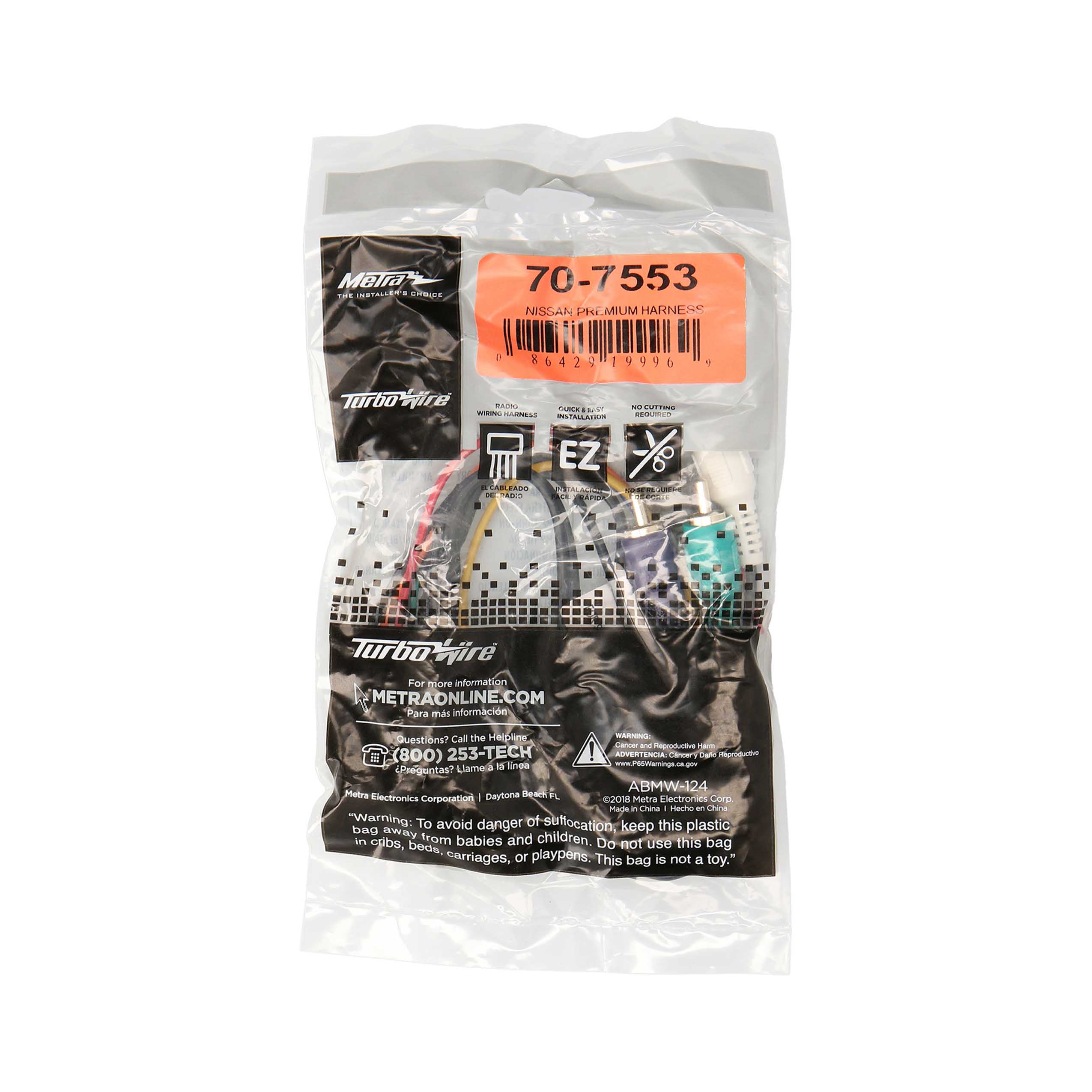 Radio Replacement Harness - Fits Nissan / Infinity 2007-2024