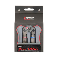 V12 Heavy Duty Set Screw Ring Terminal | 4 AWG | 2 Pack