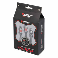 V8 RCA Y Cable | 2 Male to 1 Female | 0.5 ft.