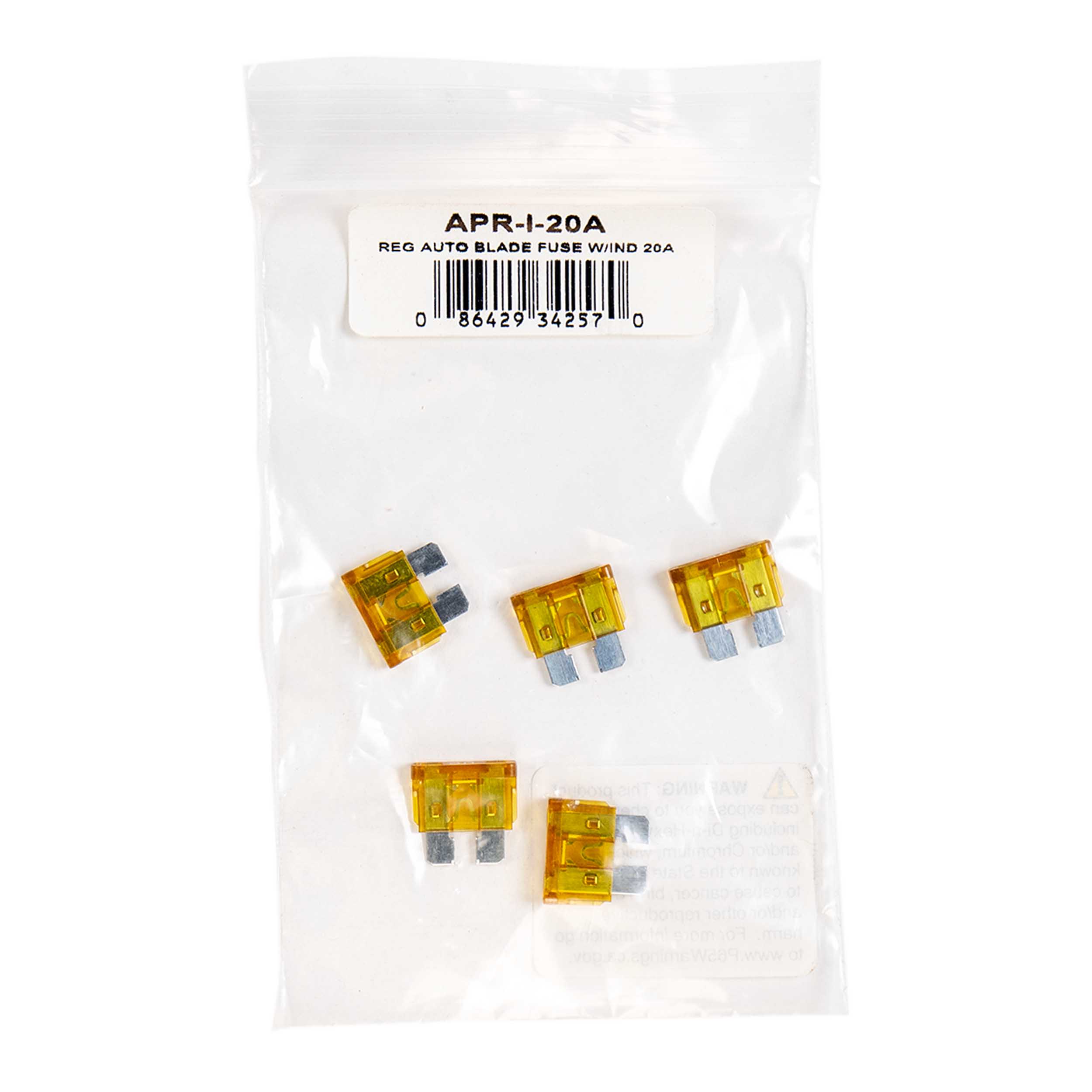 REGULAR AUTO BLADE FUSE WITH INDICATING LED - 20 AMP