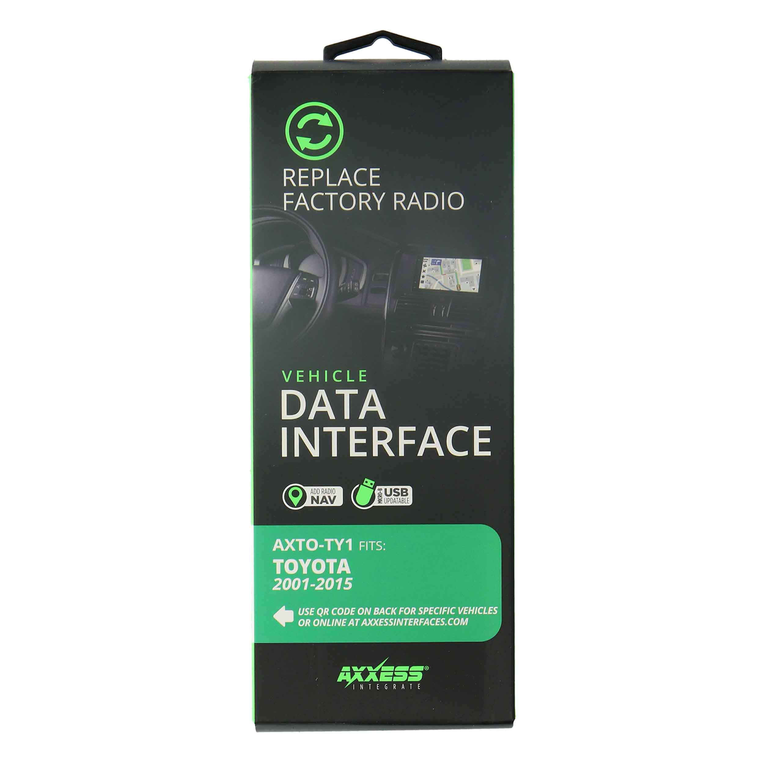 Data Interface w/Data Signal Turn-on - Fits Toyota 2001-2015