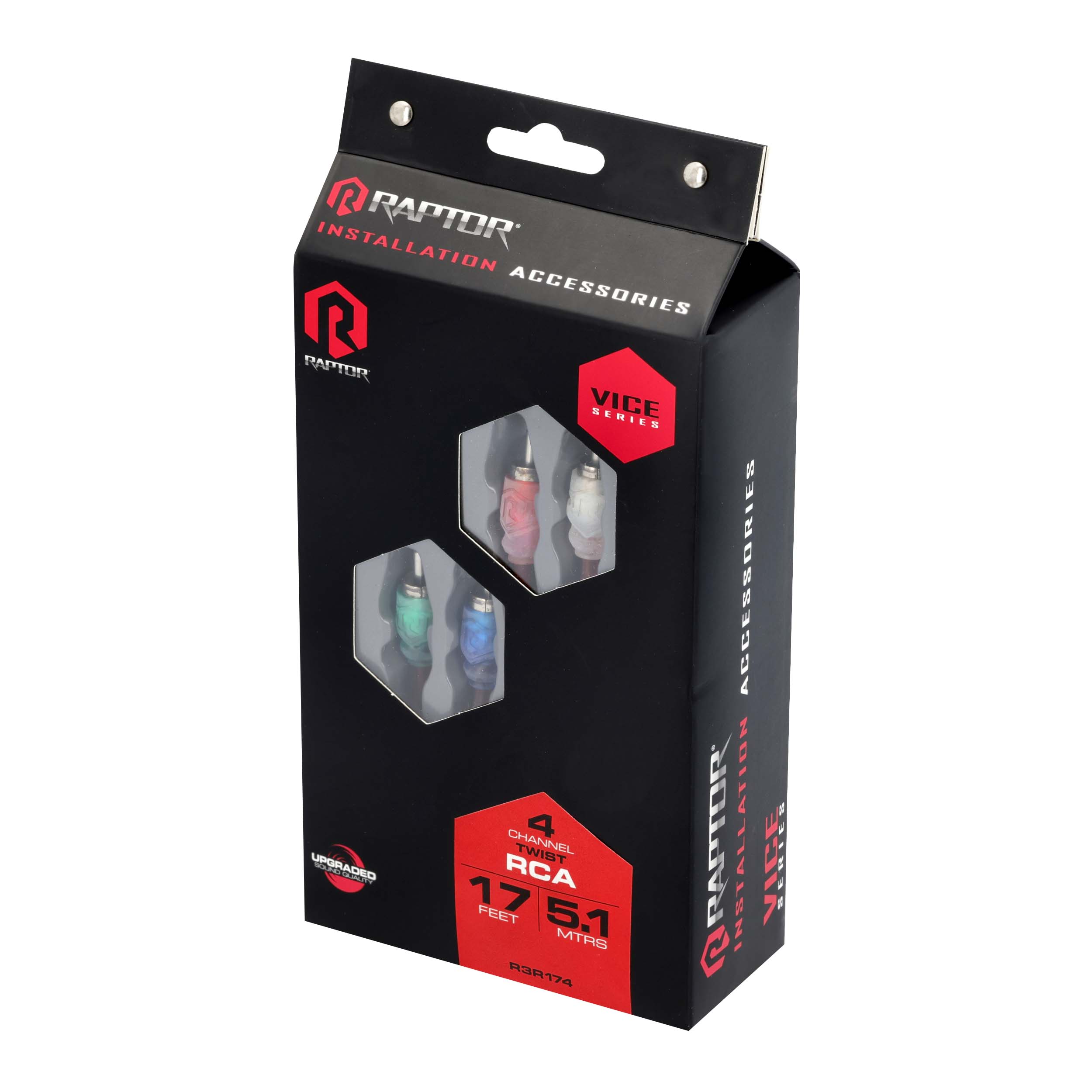 RCA 4-Channel Audio Cable - Vice Series 17 Feet