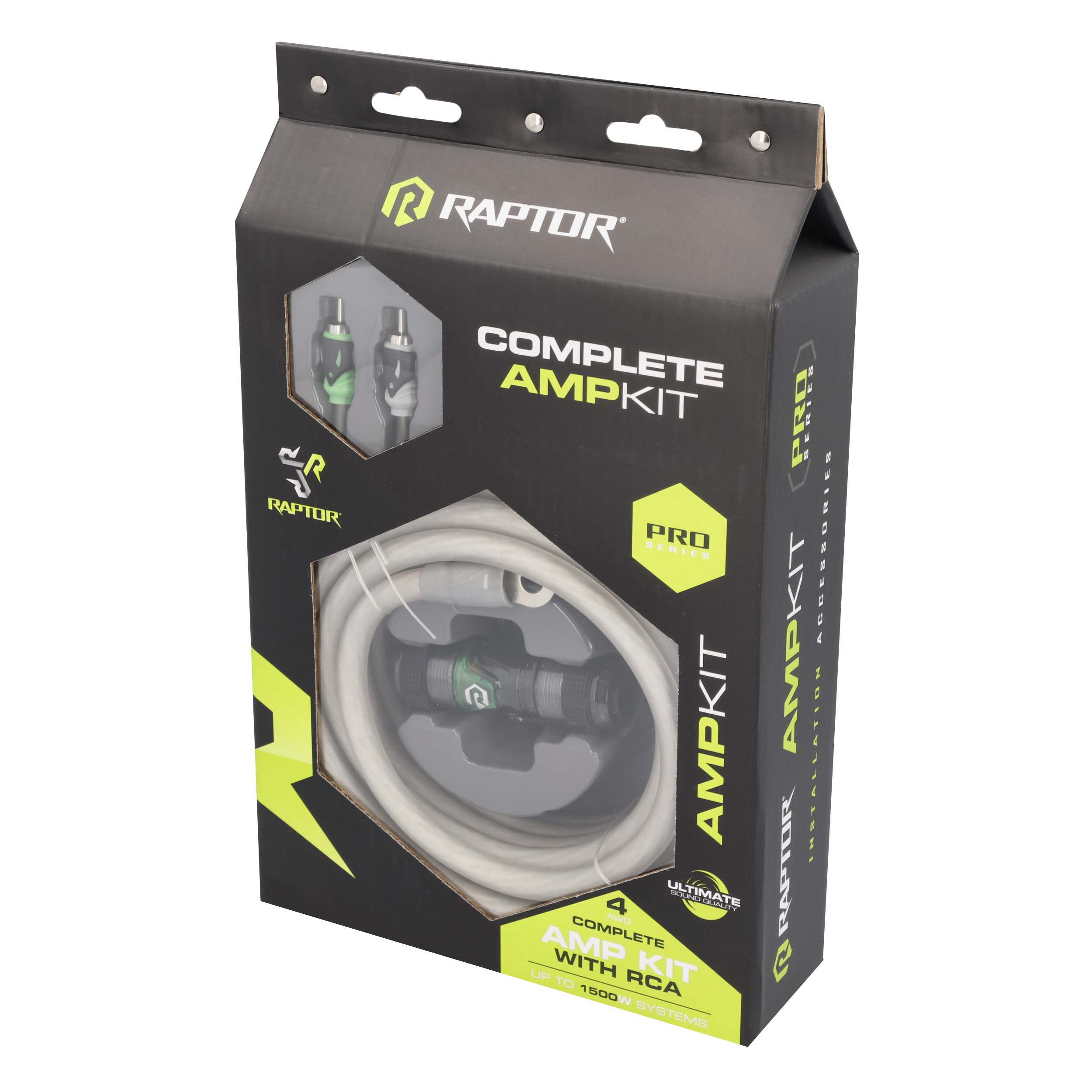 1500W 4 AWG Amp Kit with RCA Cable - Pro Series