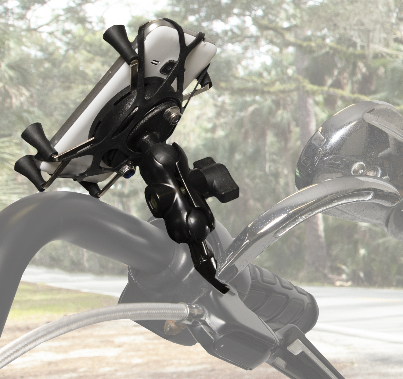 Hex-Grip Phone Mount for Motorcycles