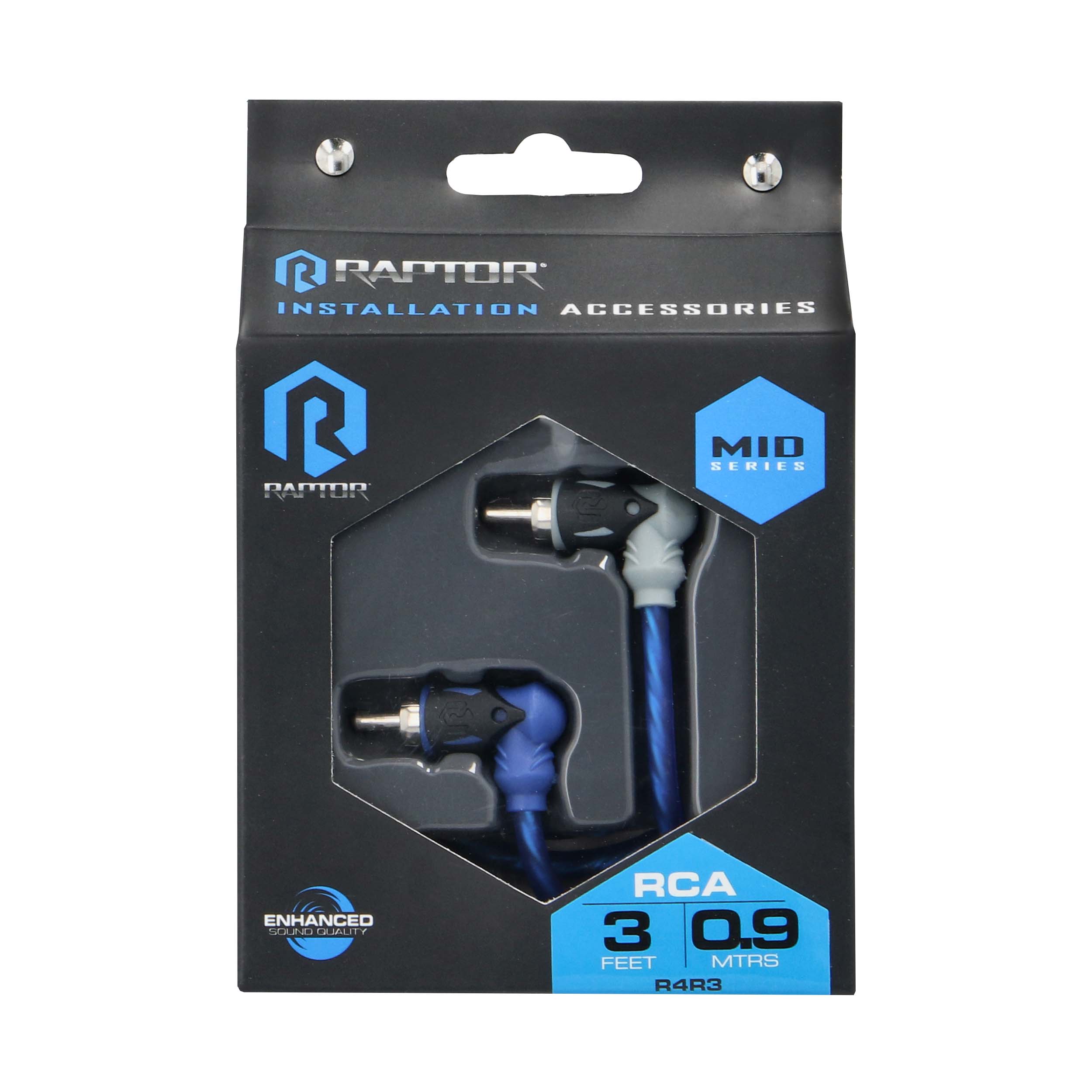 RCA 2-Channel Audio Cable - Mid Series 3 Feet