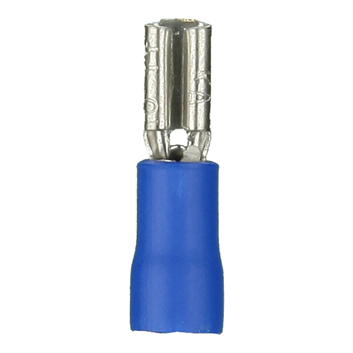 Blue Vinyl Female Quick Disconnect 16-14 Gauge .110