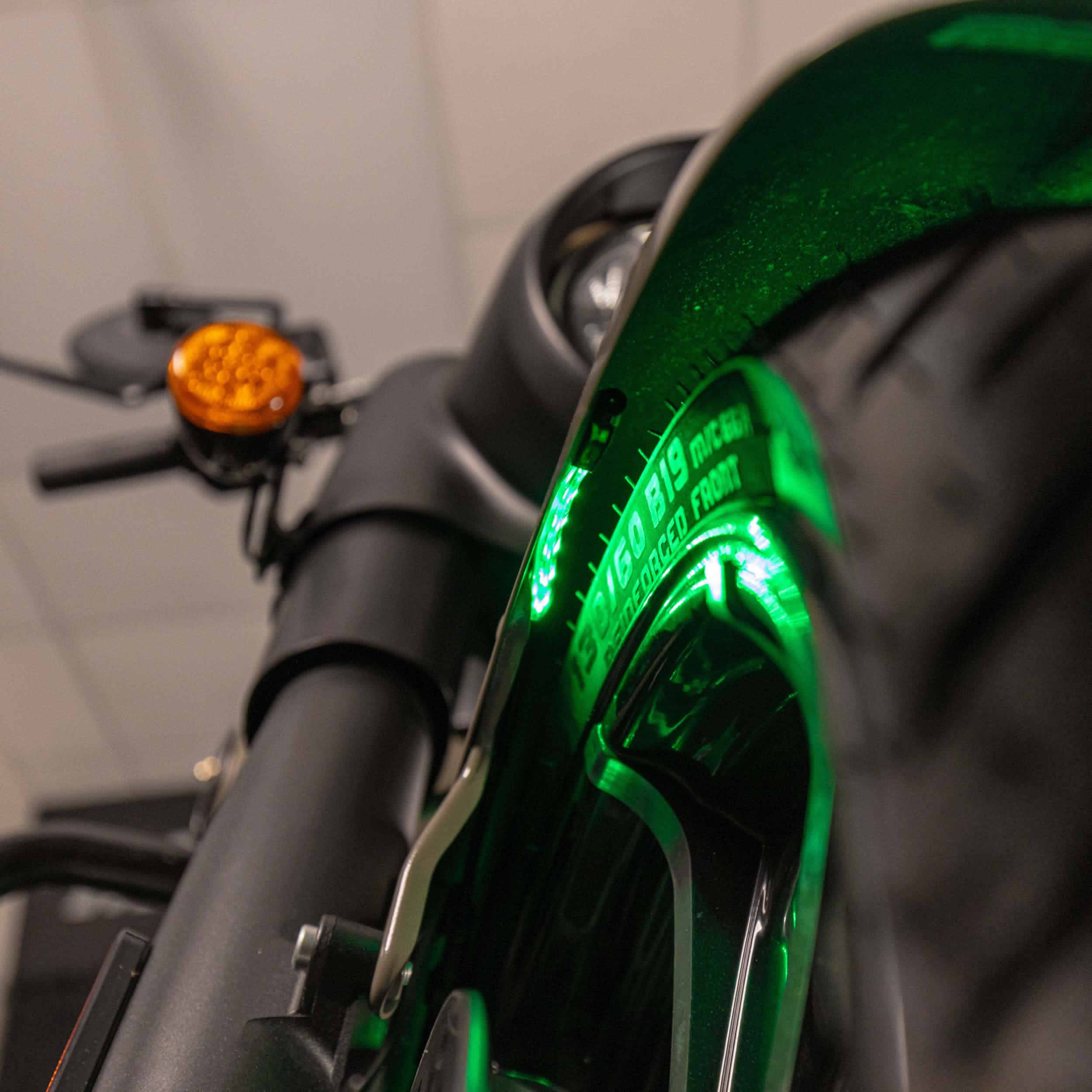 4-Piece Chasing LED Motorcycle Strip Light Expansion Pack