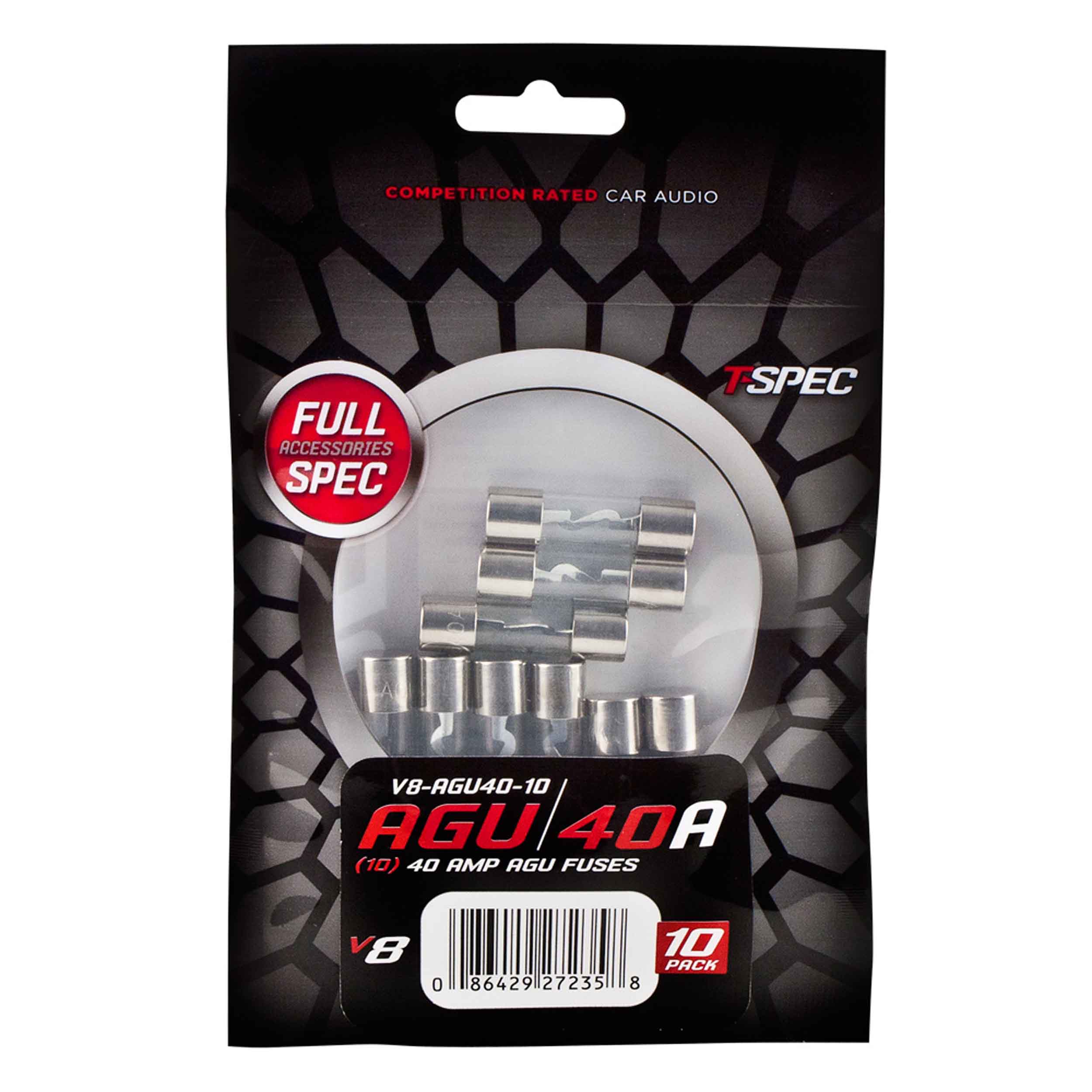 AGU FUSES v8 SERIES NICKEL PLATED-5 PACK