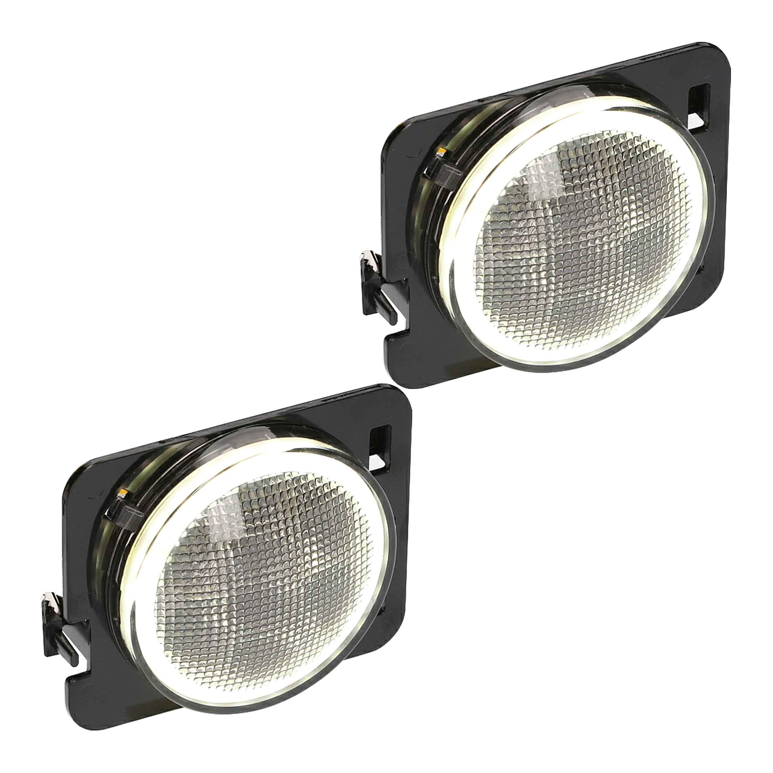 Amber LED Side Marker with Halo - Wrangler JK 2007-2018