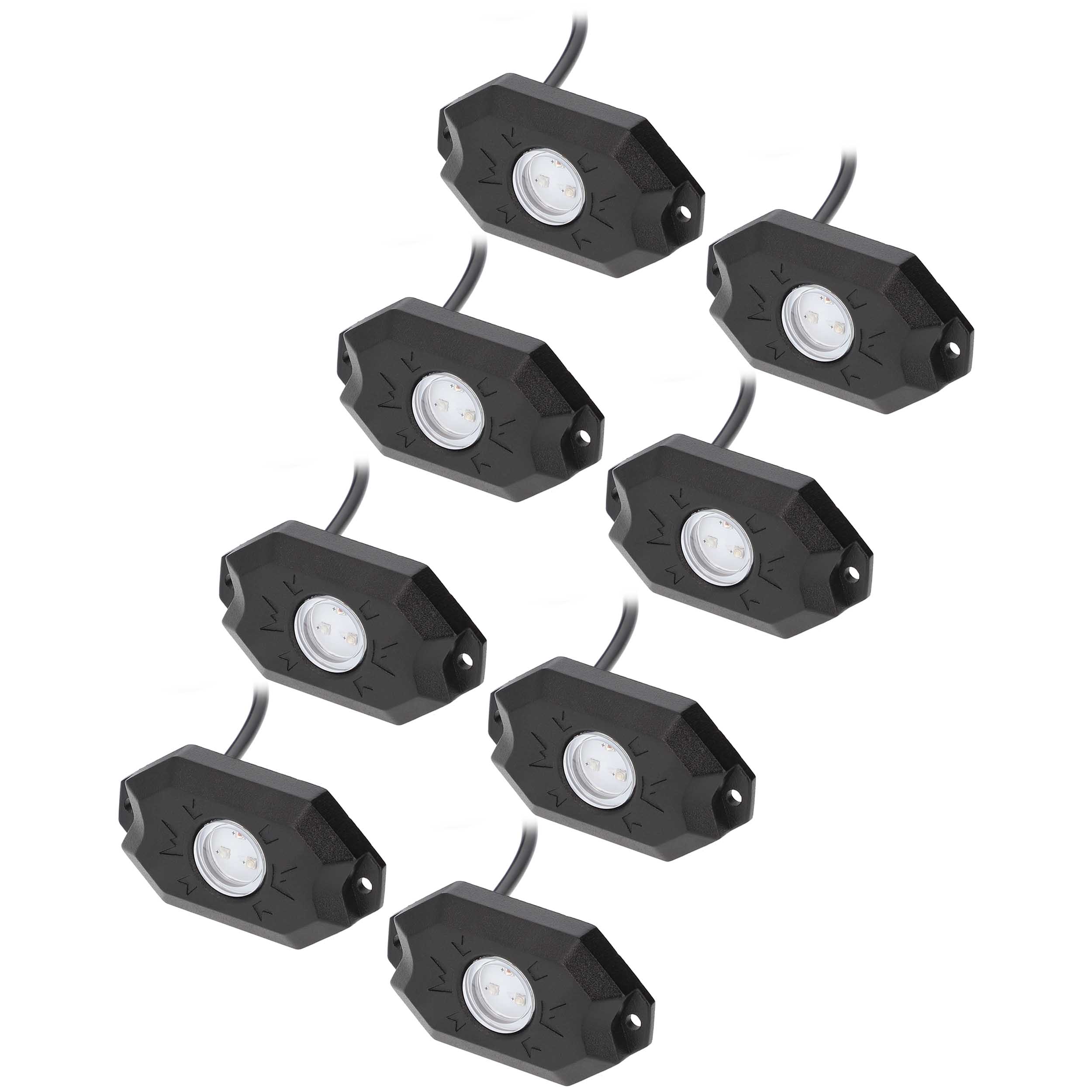 Daytona Lights RGB 8-Piece Rock Light Kit - App-Controlled