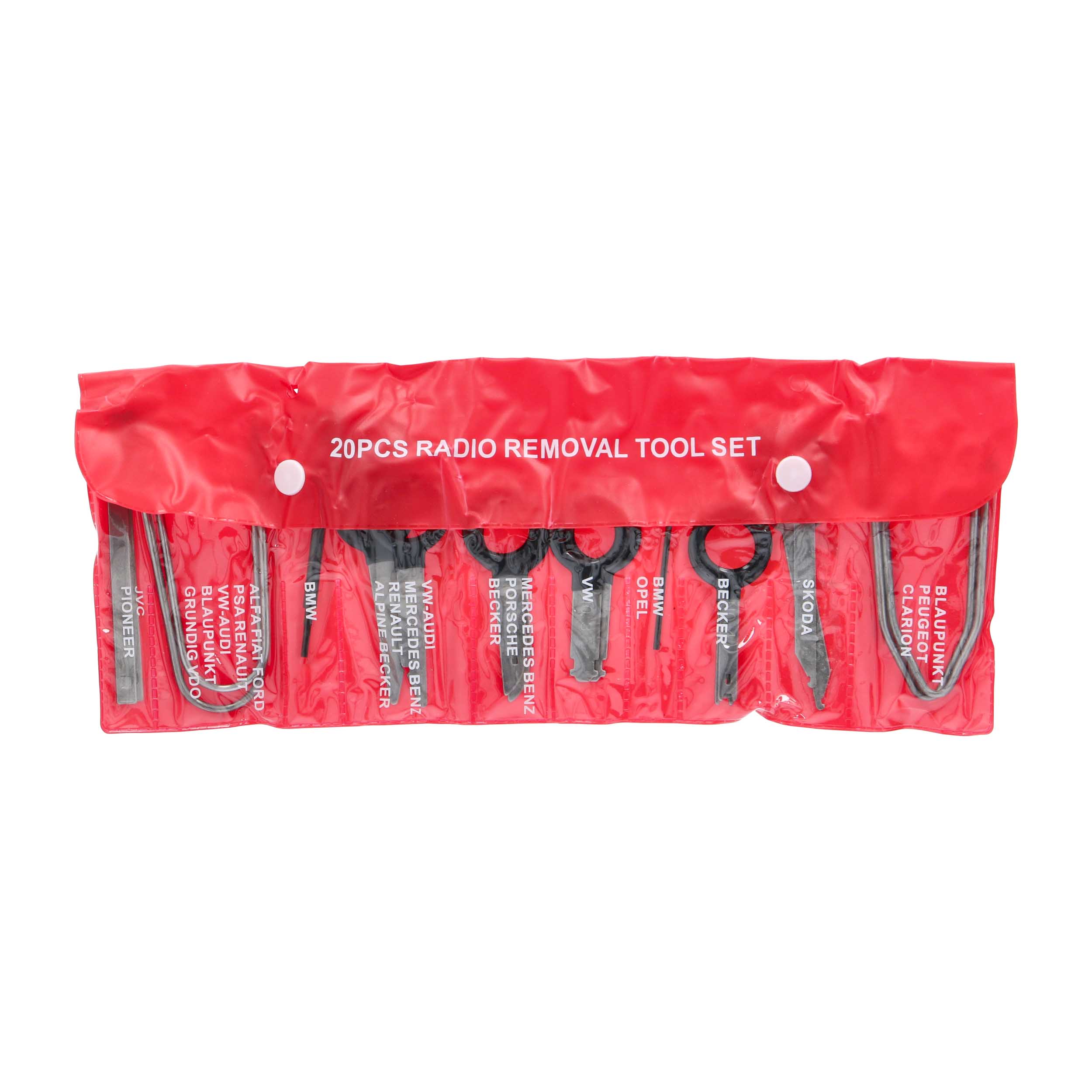 20 Pc Radio Removal Tool Set