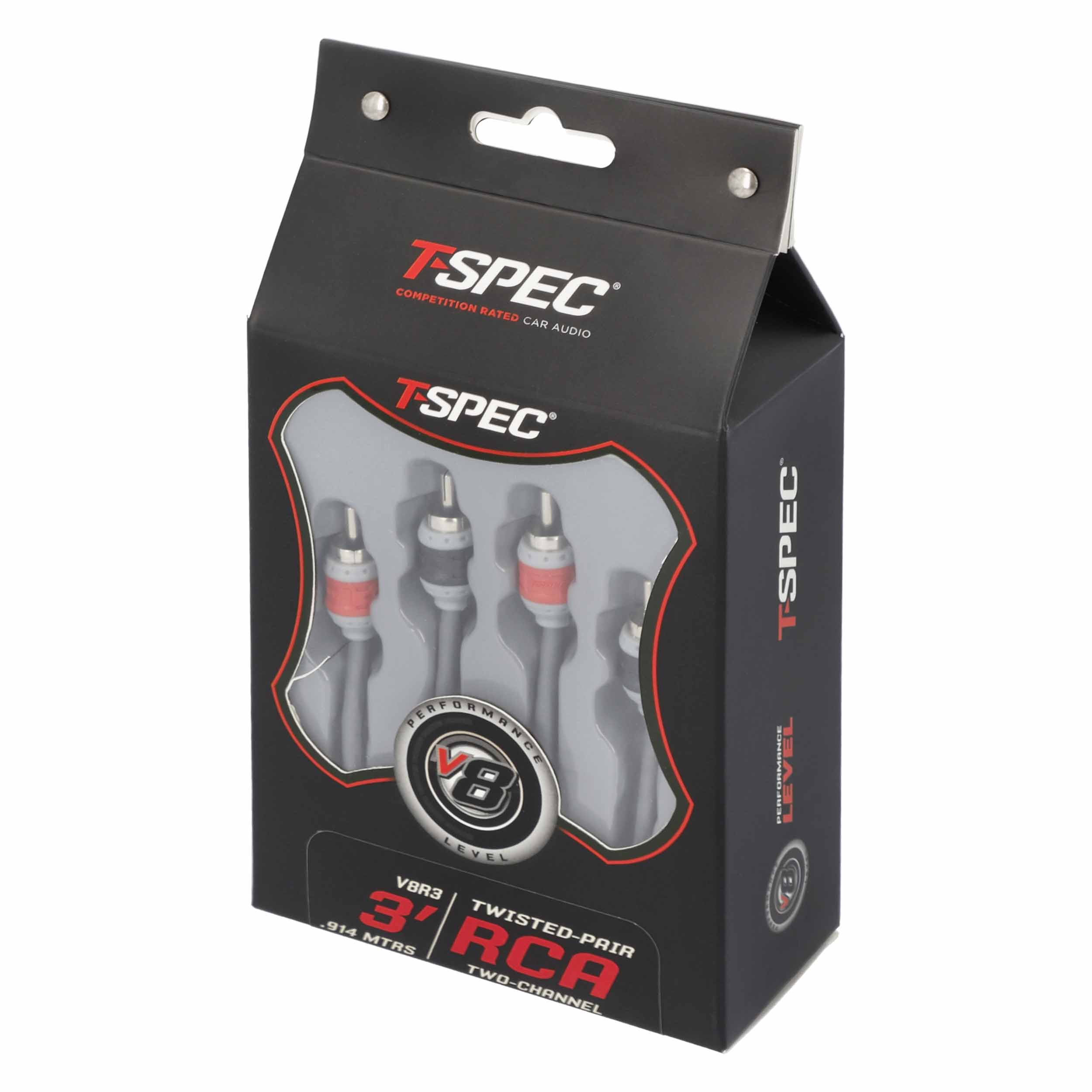 RCA v8 Series 2-Channel Audio Cable - 3 FT