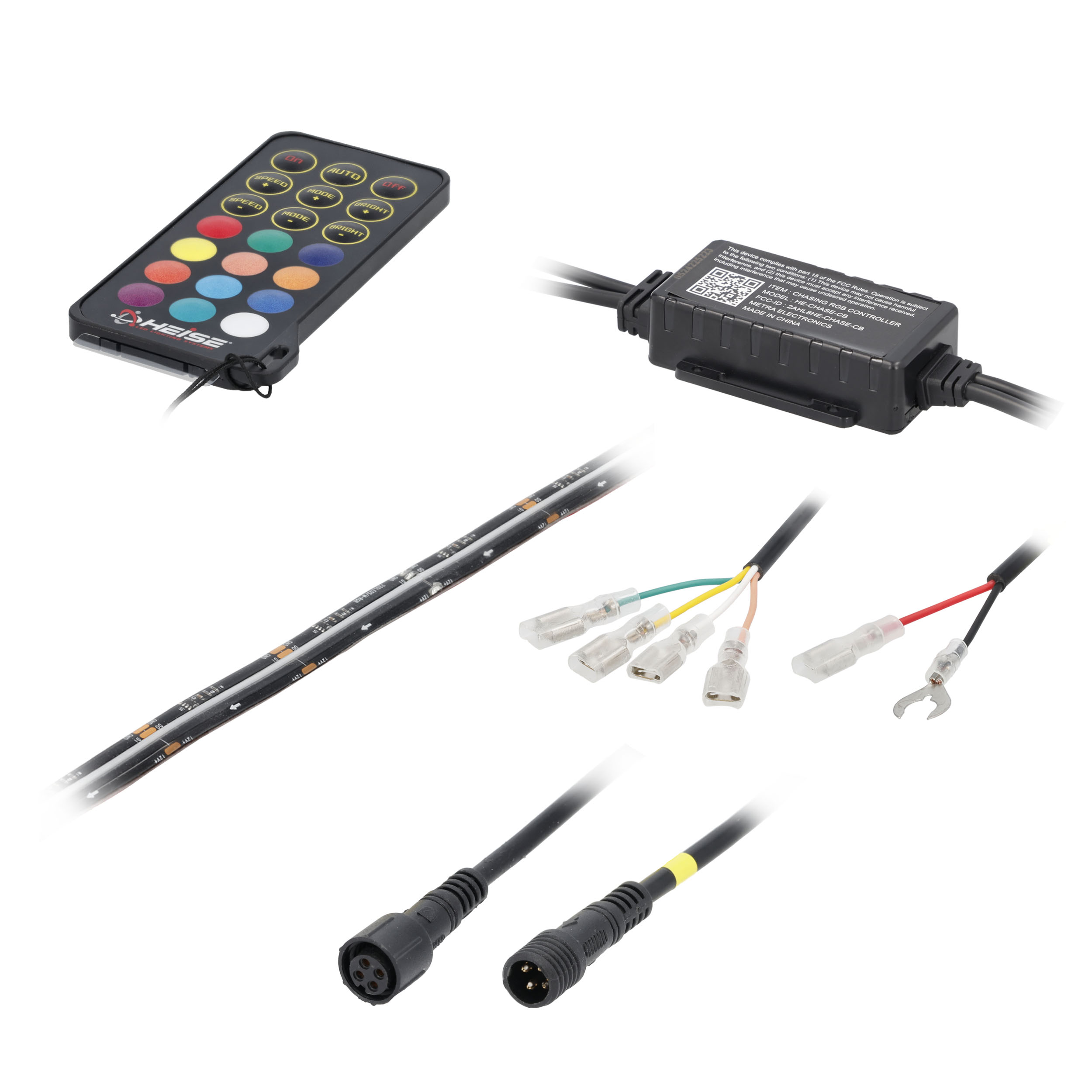 5-Meter Chasing COB LED Strip Light Kit