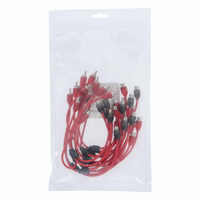 V6 1 Male to 2 Female 2-Channel RCA Y Cable | 10 in. | 10 Pack