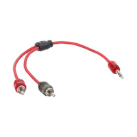 V6 2-Channel RCA to 3.5mm Jack | 6 in.