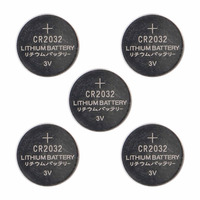 CR2032 Lithium 3-Volt Batteries - 5-Pack