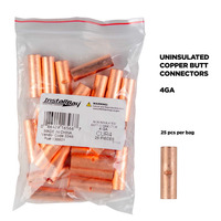 4 GA COPPER BUTT - 25PK