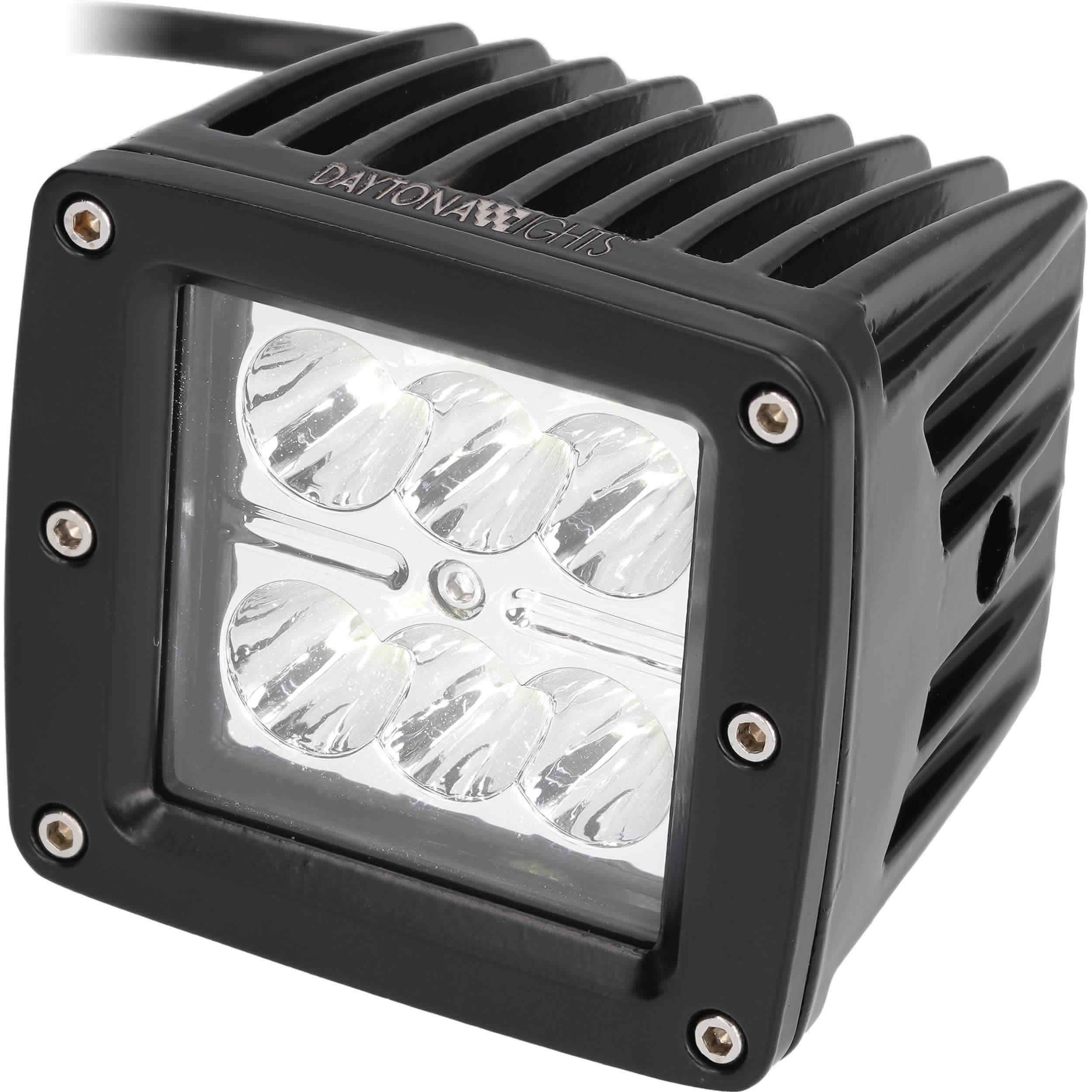 Daytona Lights 3" Cube Lights - 6 LED (2Pk)