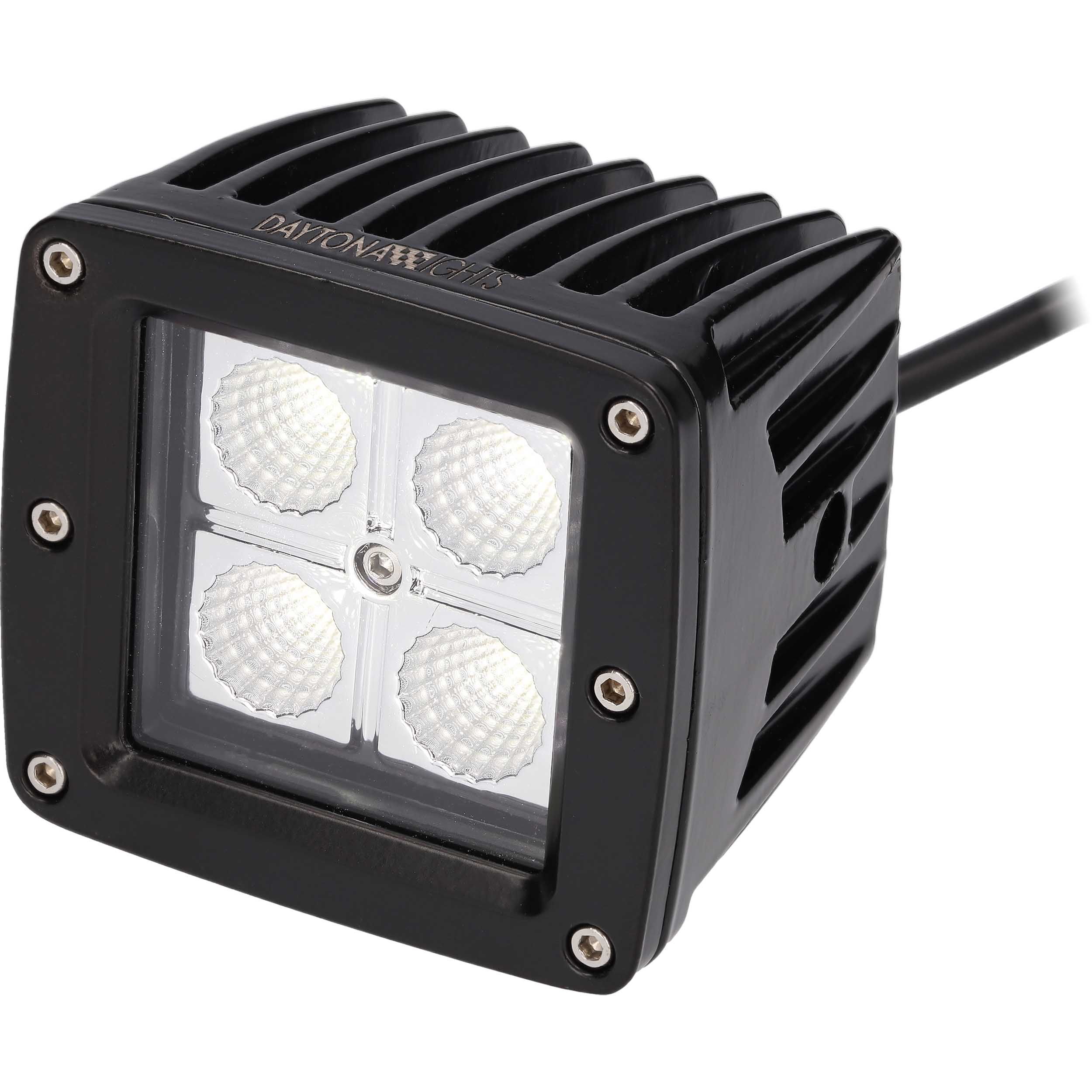 Daytona Lights 3" Cube Lights - 4 LED Flood (2Pk)