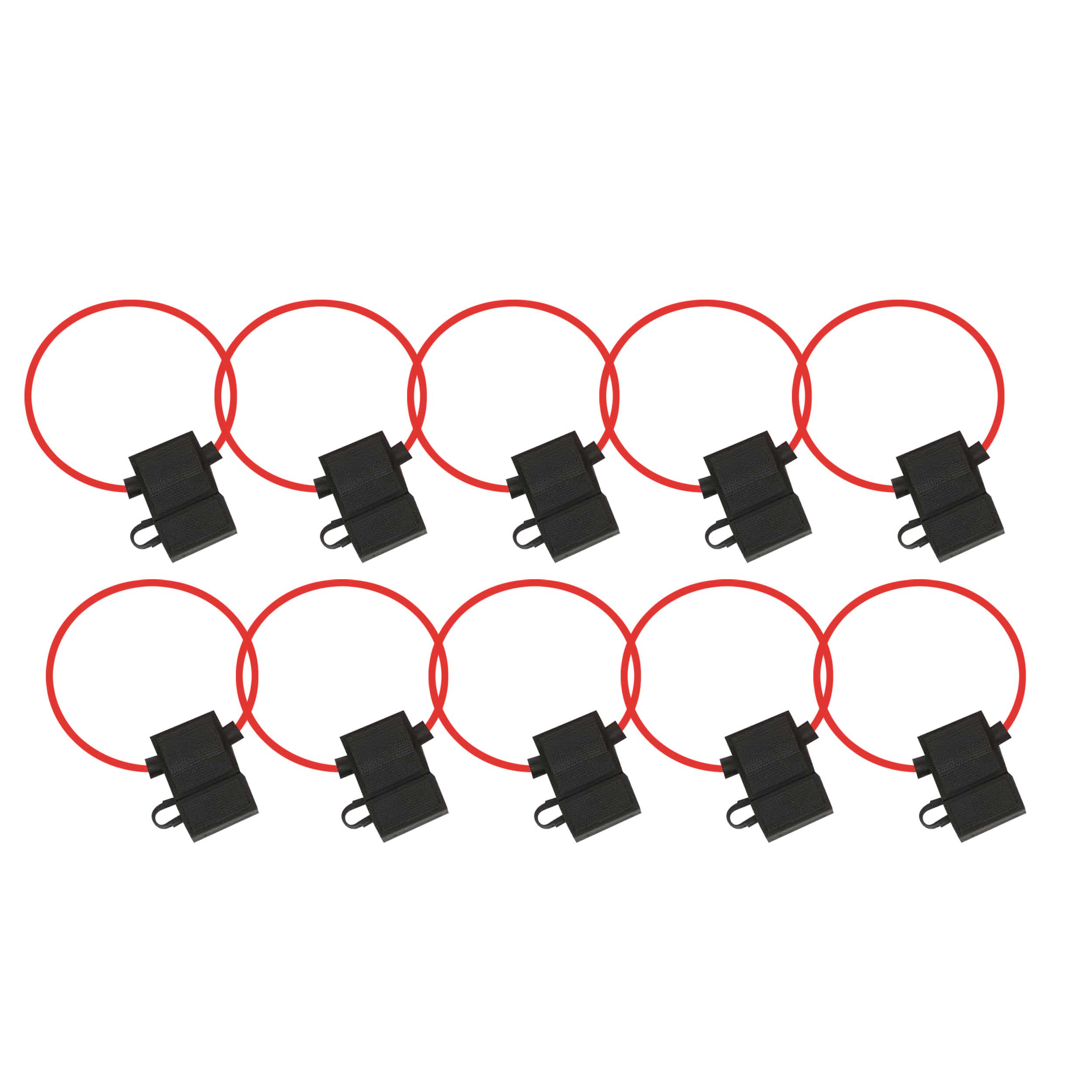 ATC Fuse Holder With Cover 18 Gauge - Package of 10