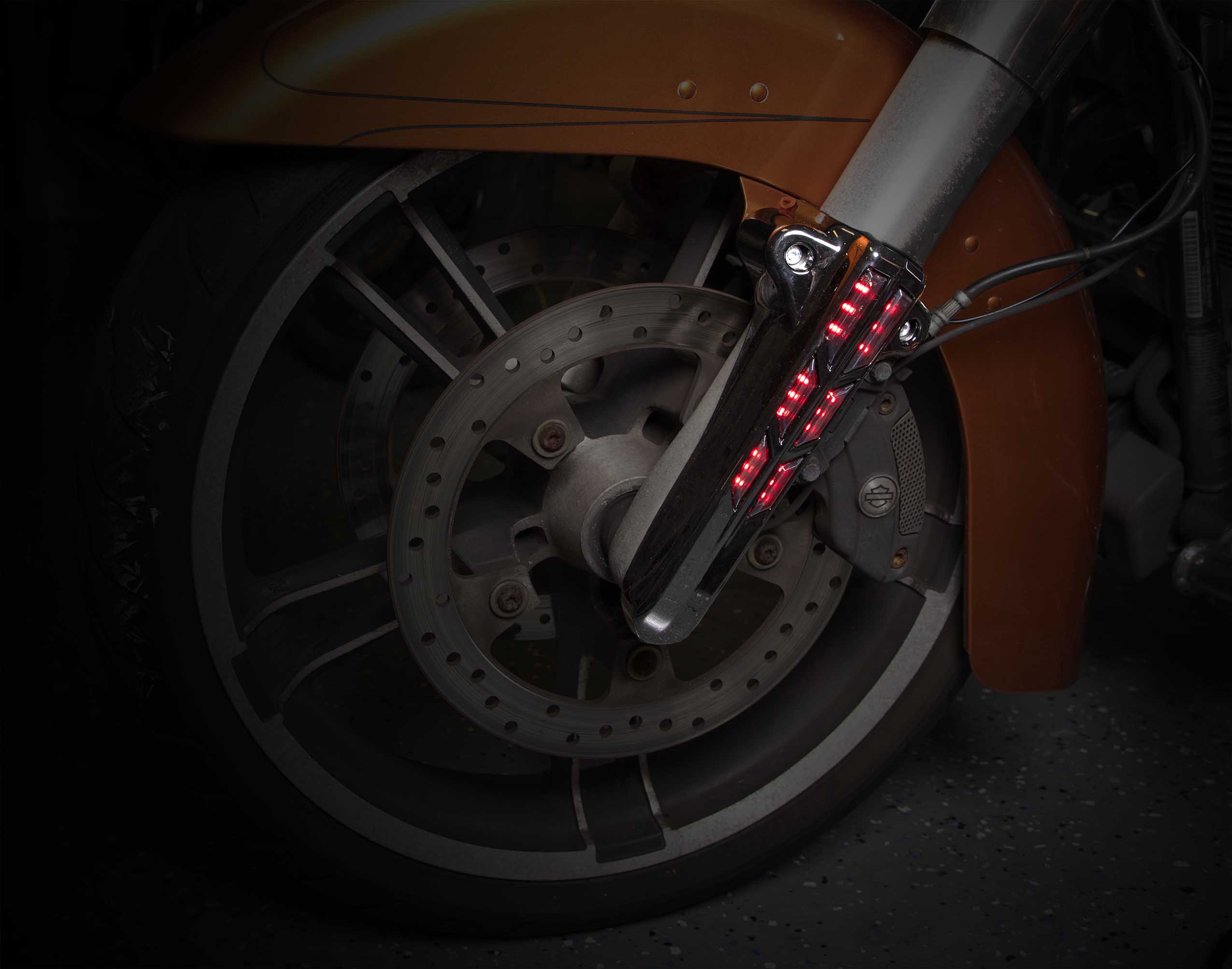 Front Fork LED Accent Lights - Fits Harley-Davidson® Touring