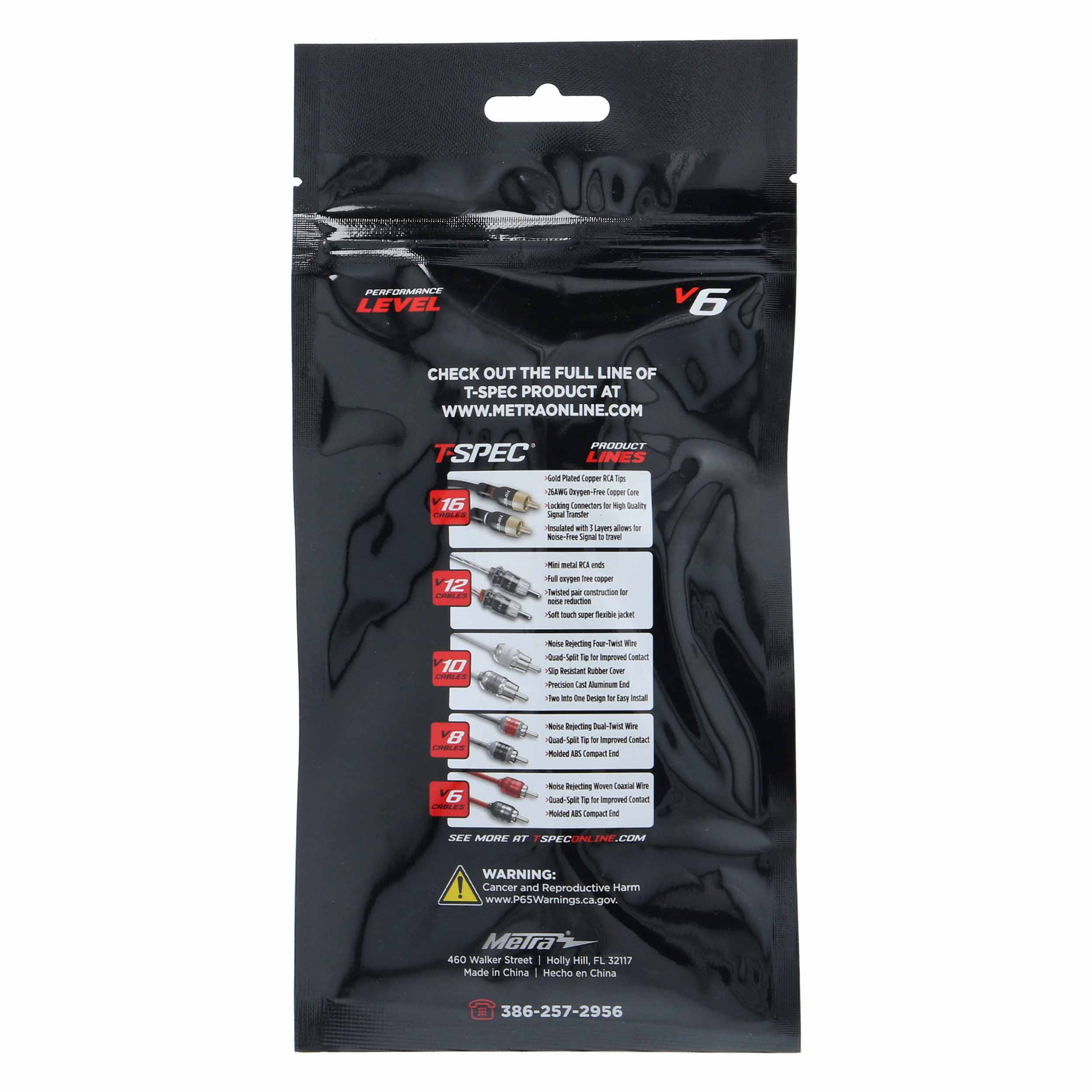 RCA v6 Series 2-Channel Audio Cable - 1.5 FT