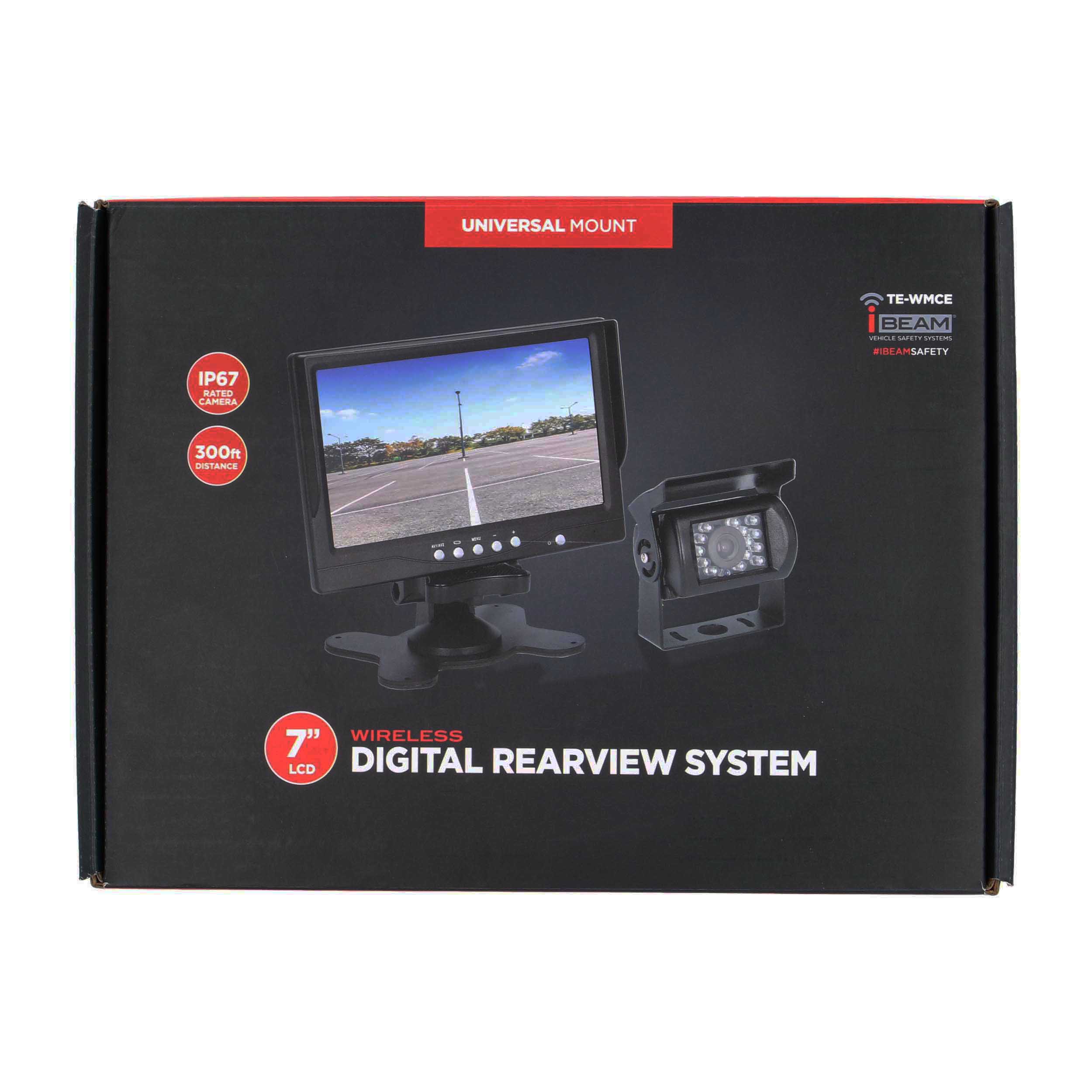 Universal Wireless 7” Monitor and Commercial Camera