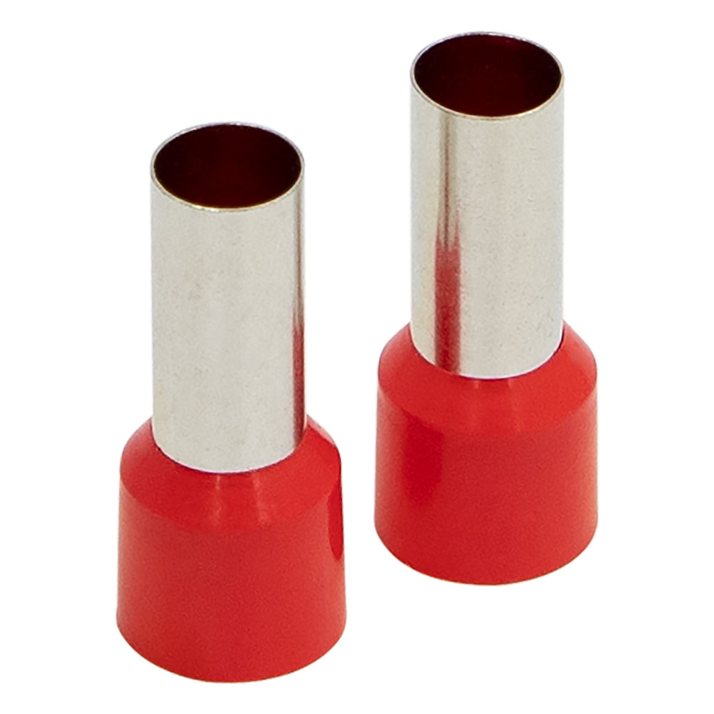 Ferrules - Red 4GA - 50 per Bag