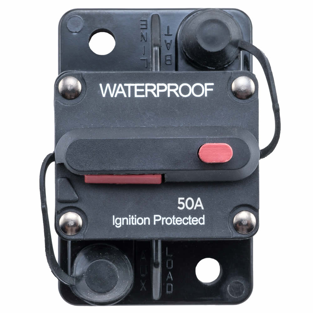 Circuit Breaker Manual Reset IP67 Rated - 50 Amp